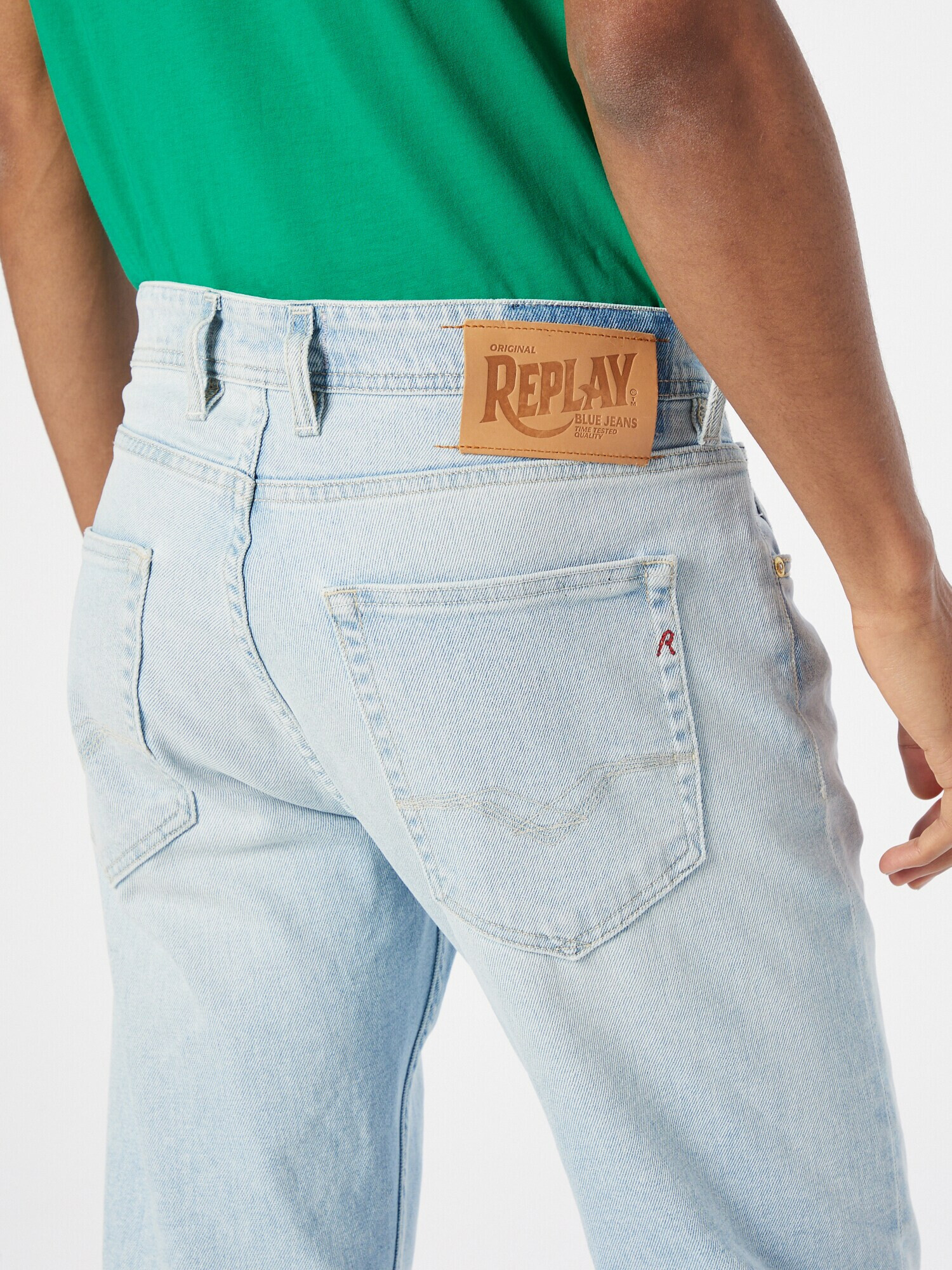 REPLAY Jeans 'GROVER' albastru deschis - Pled.ro