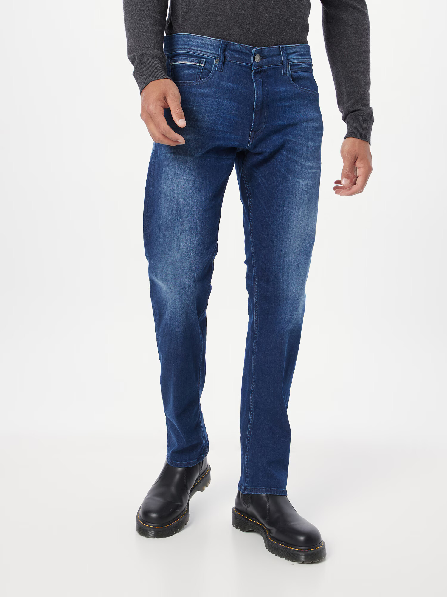 REPLAY Jeans 'GROVER' albastru închis - Pled.ro