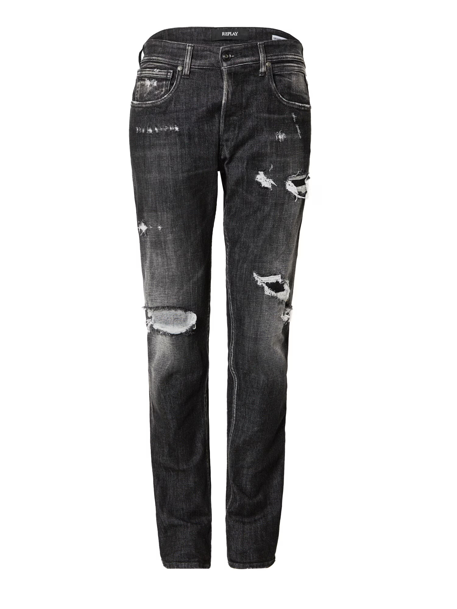 REPLAY Jeans 'GROVER' gri închis - Pled.ro