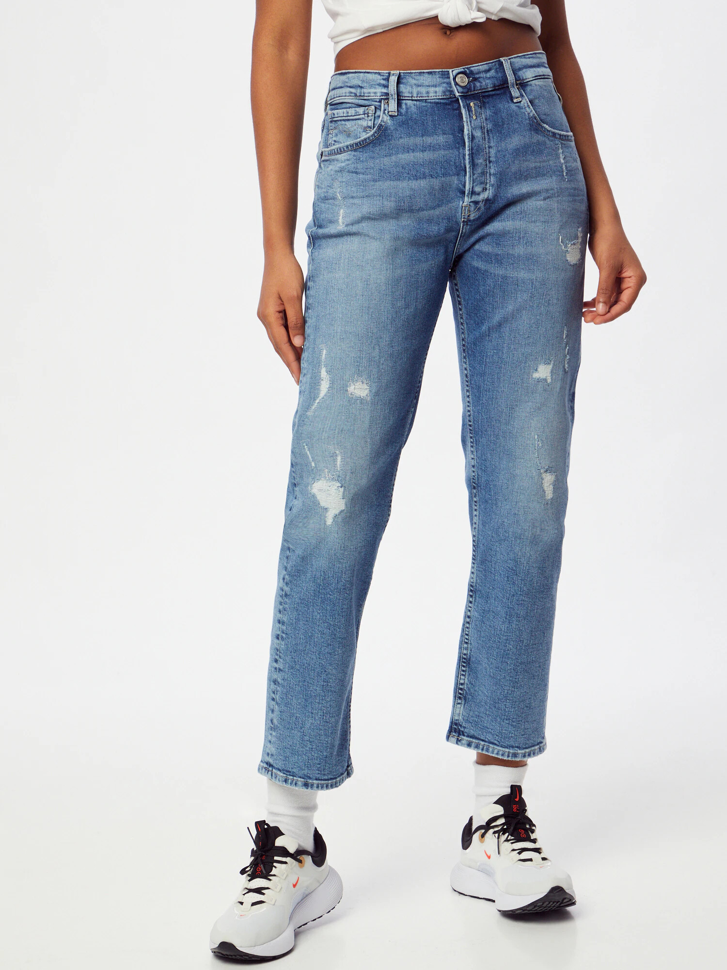 REPLAY Jeans 'LEONY' albastru deschis - Pled.ro