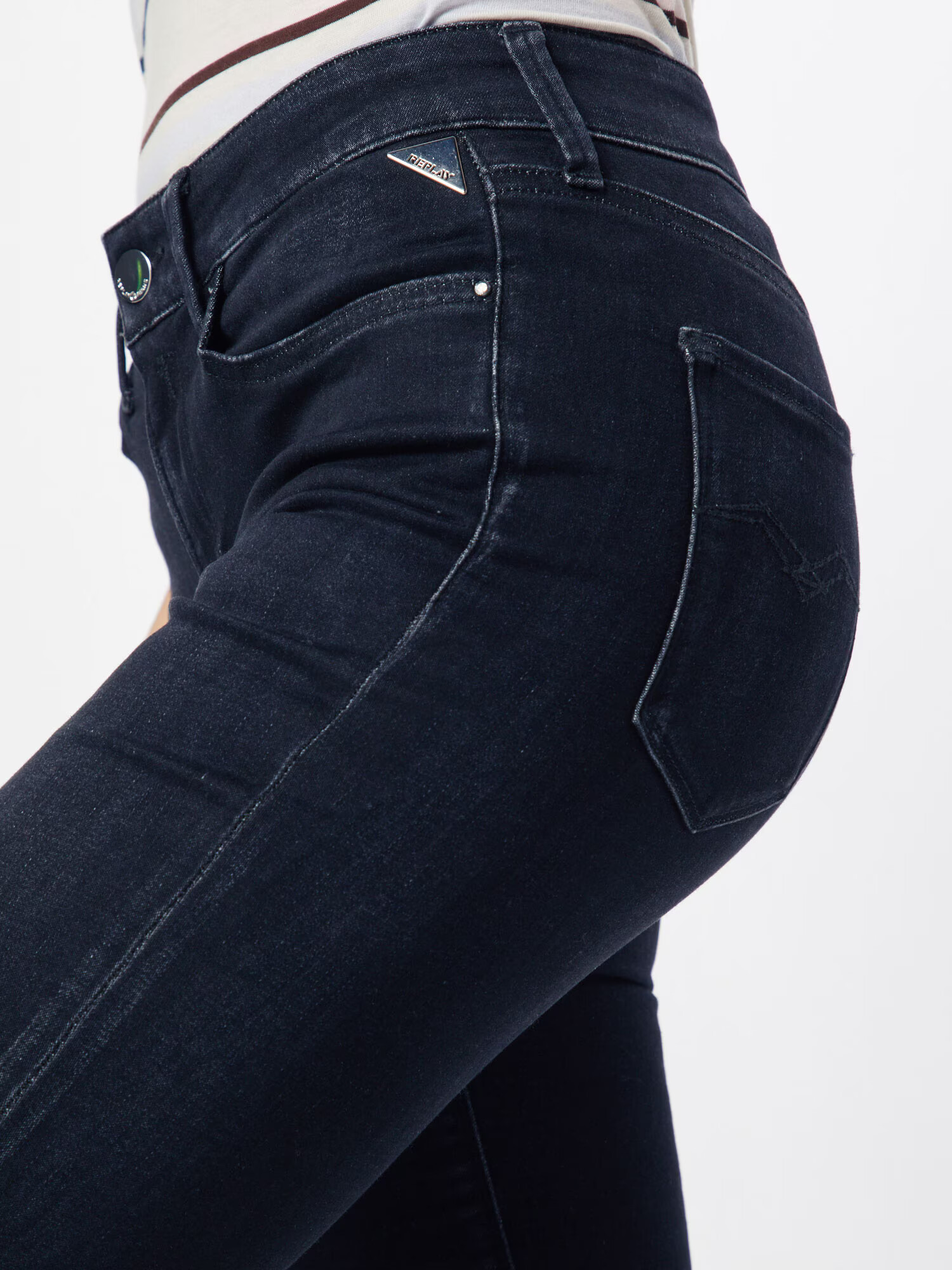 REPLAY Jeans 'Luz' negru denim - Pled.ro