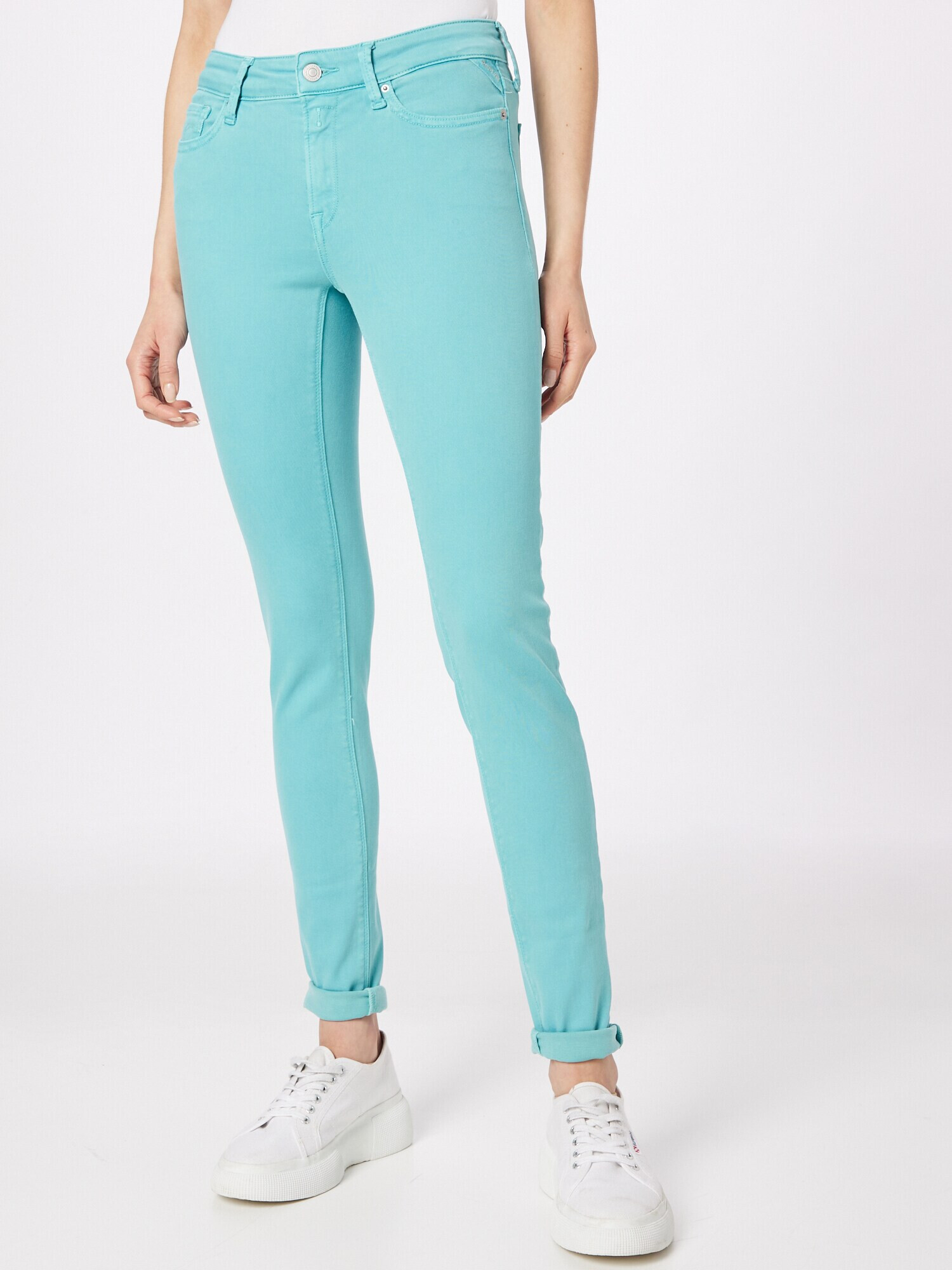 REPLAY Jeans 'LUZIEN' albastru aqua - Pled.ro