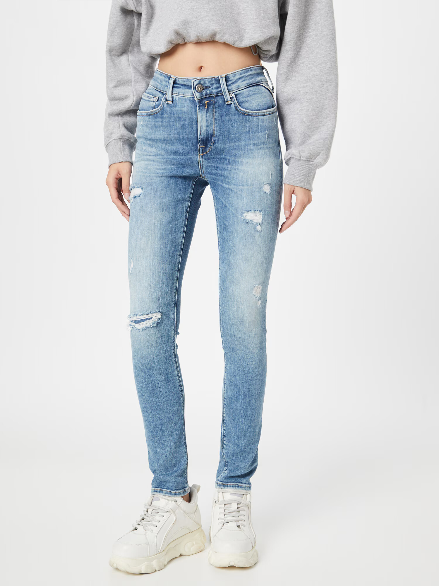 REPLAY Jeans 'Luzien' albastru denim - Pled.ro