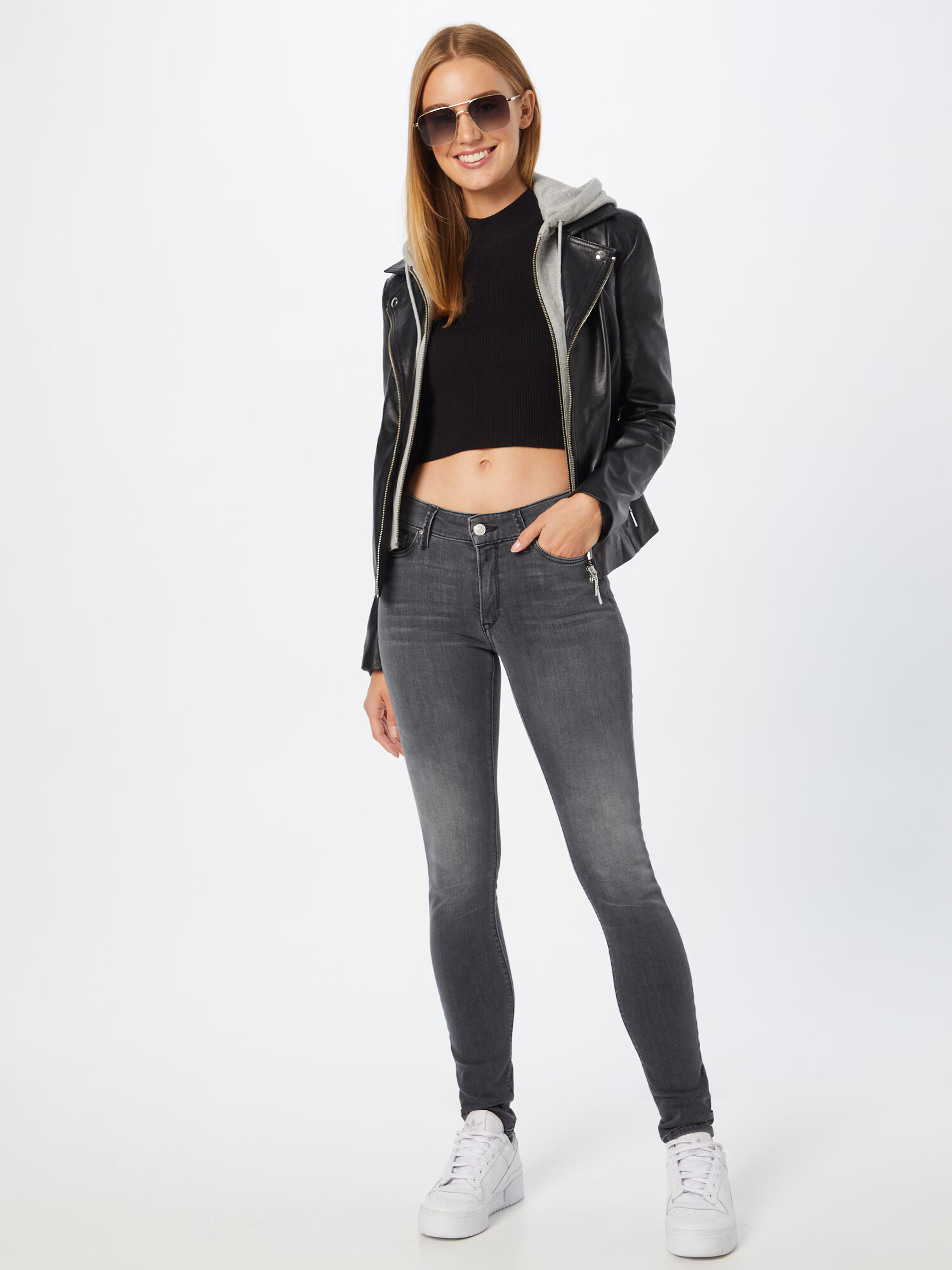 REPLAY Jeans 'Luzien' gri denim - Pled.ro