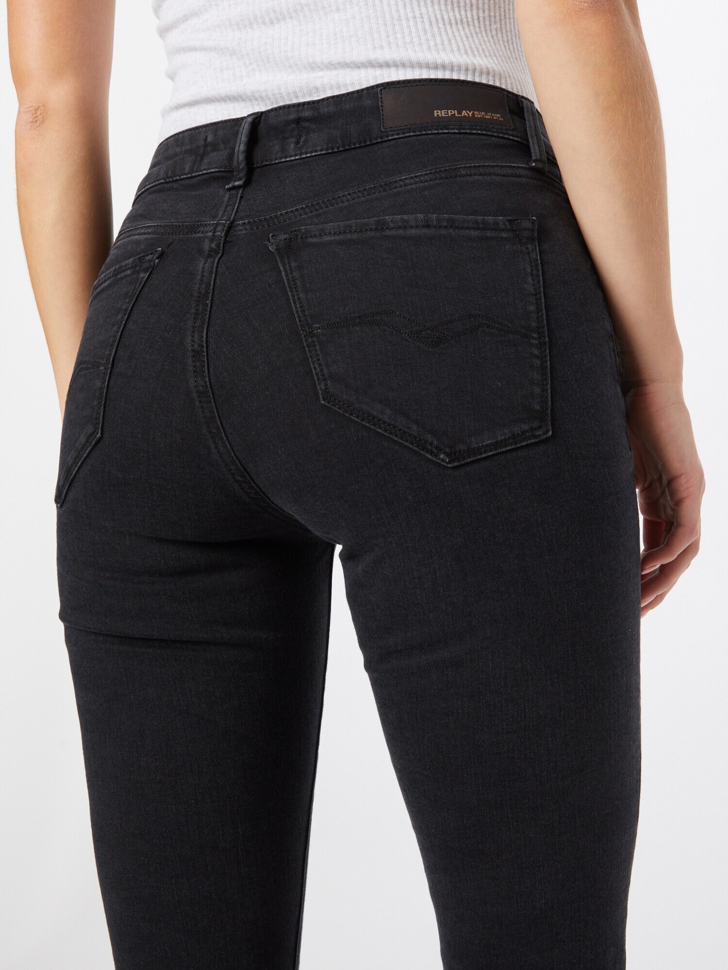 REPLAY Jeans 'LUZIEN' gri metalic - Pled.ro