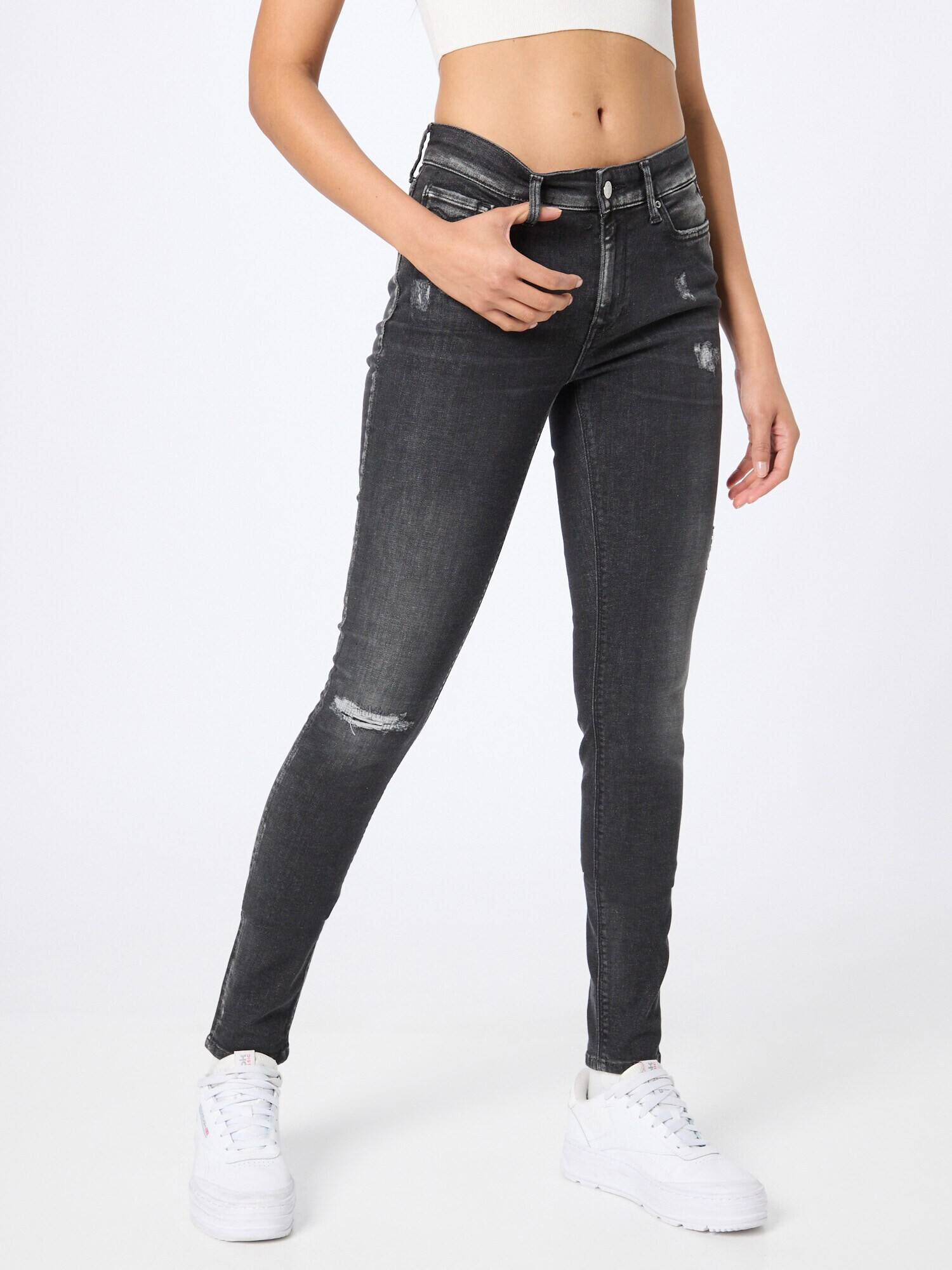 REPLAY Jeans 'LUZIEN' gri metalic - Pled.ro