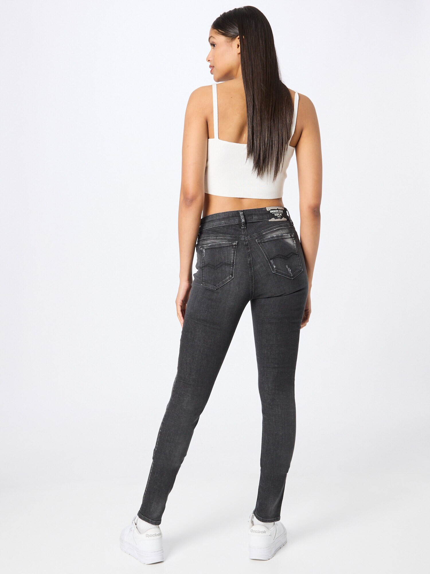 REPLAY Jeans 'LUZIEN' gri metalic - Pled.ro