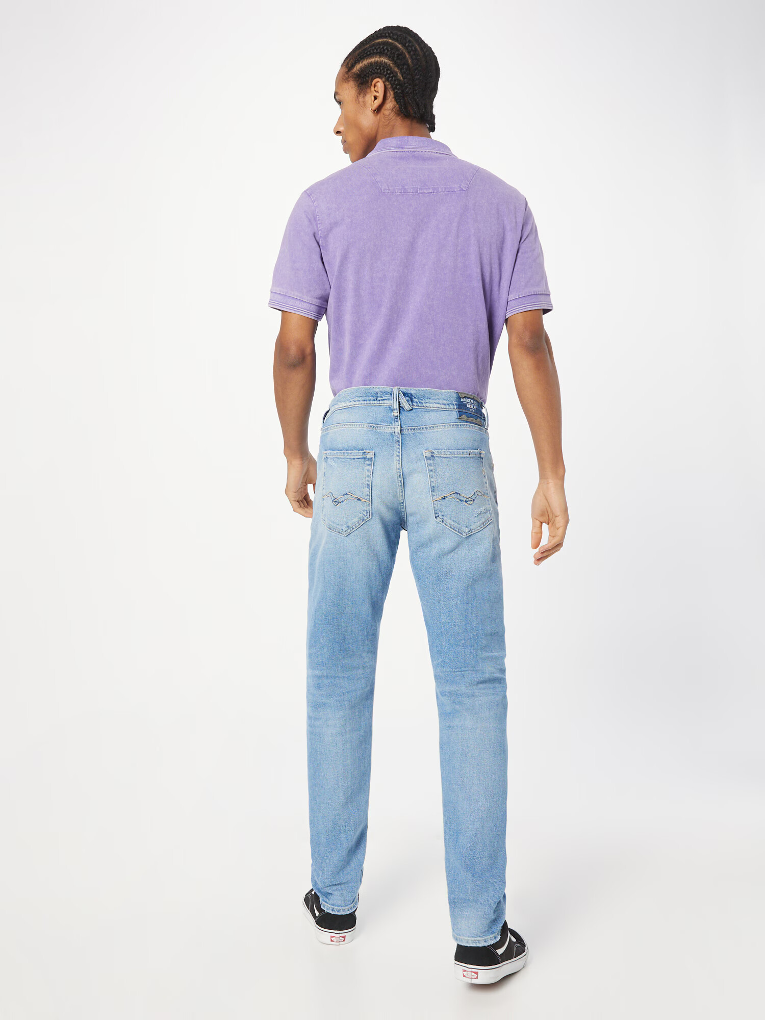 REPLAY Jeans 'MICKYM' albastru deschis - Pled.ro