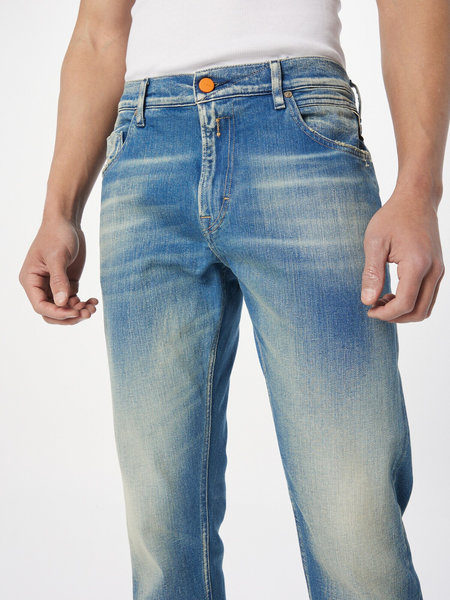 REPLAY Jeans 'MICKYM' albastru deschis - Pled.ro