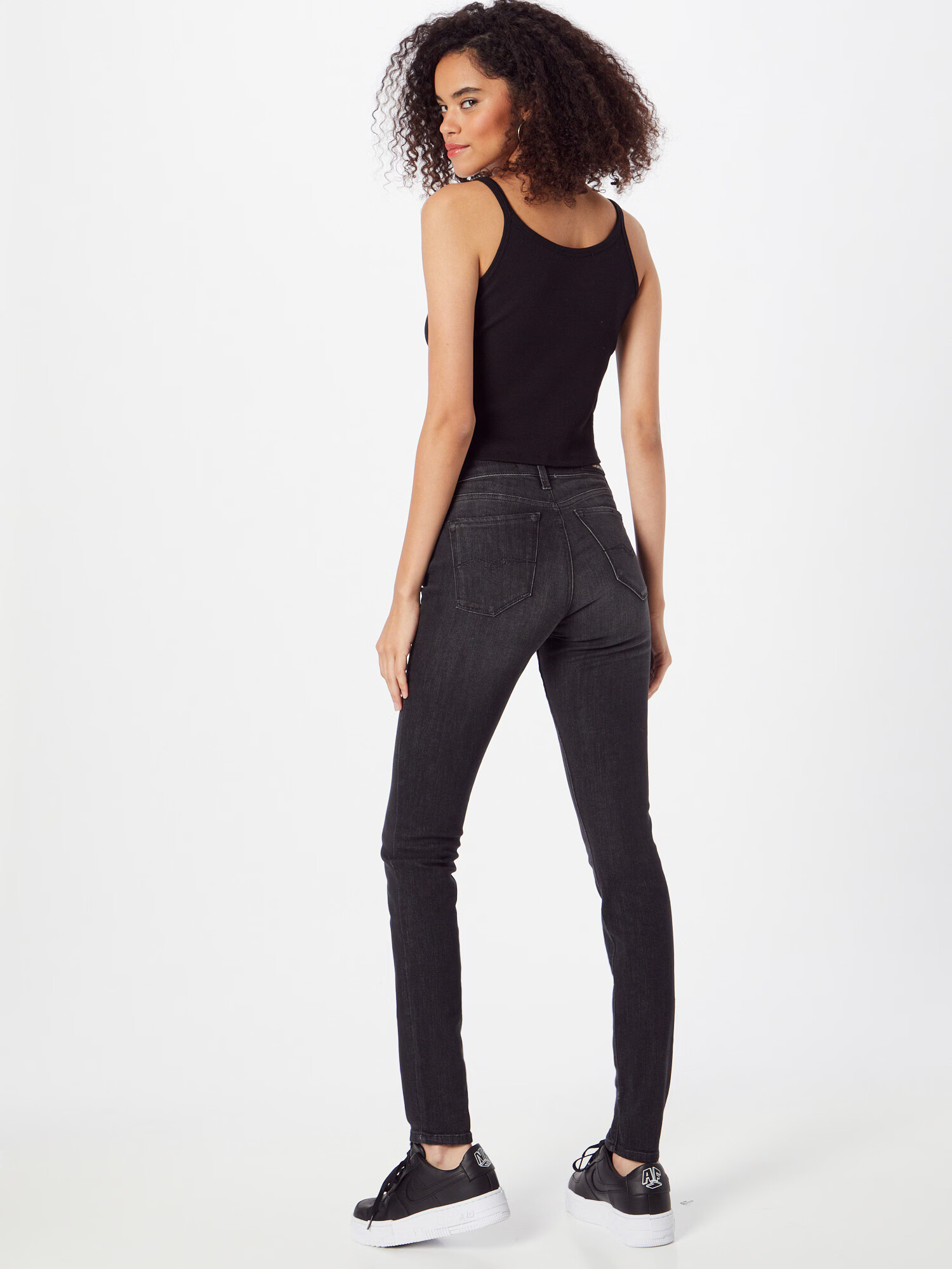 REPLAY Jeans negru denim - Pled.ro