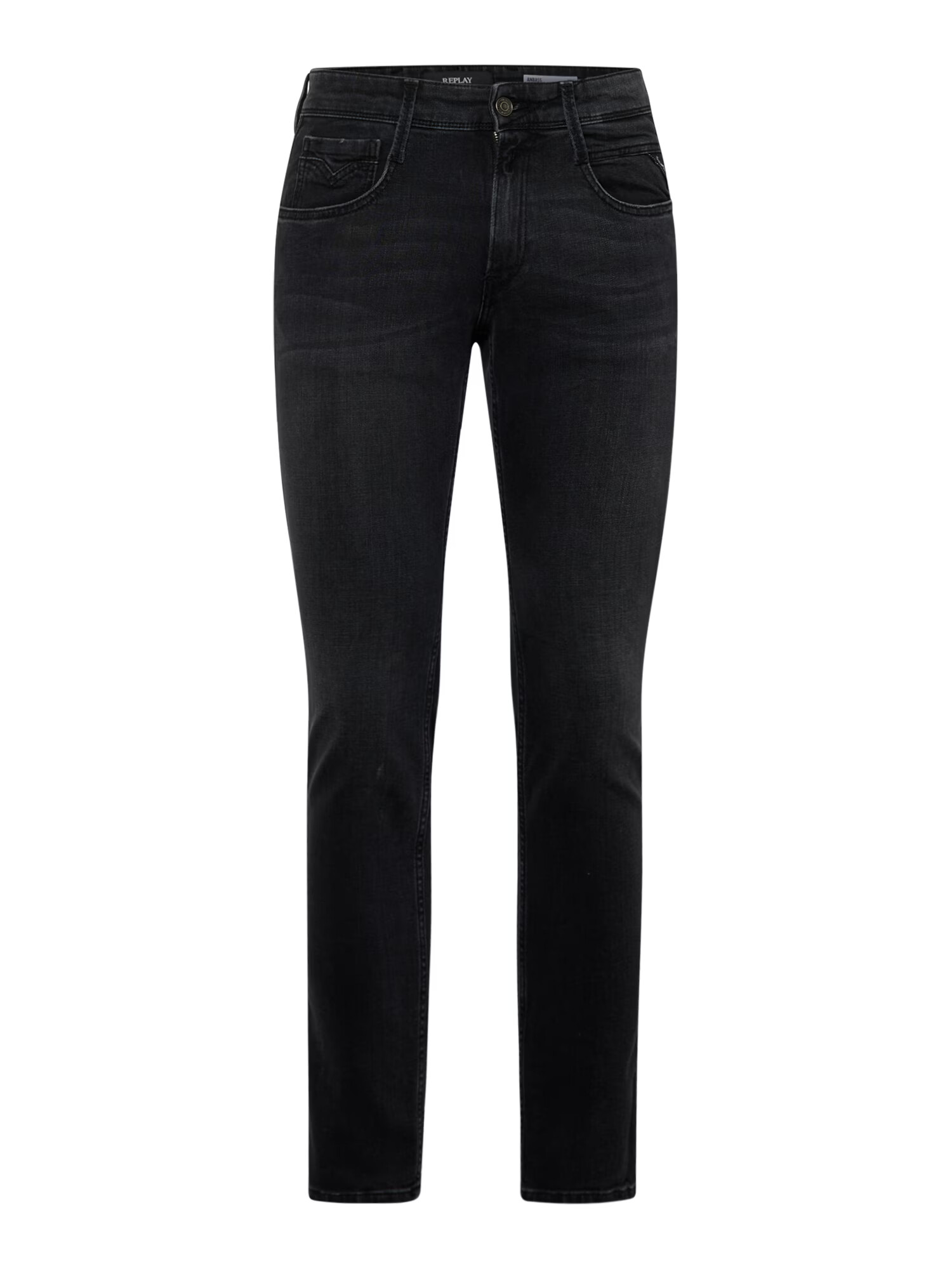 REPLAY Jeans negru denim - Pled.ro