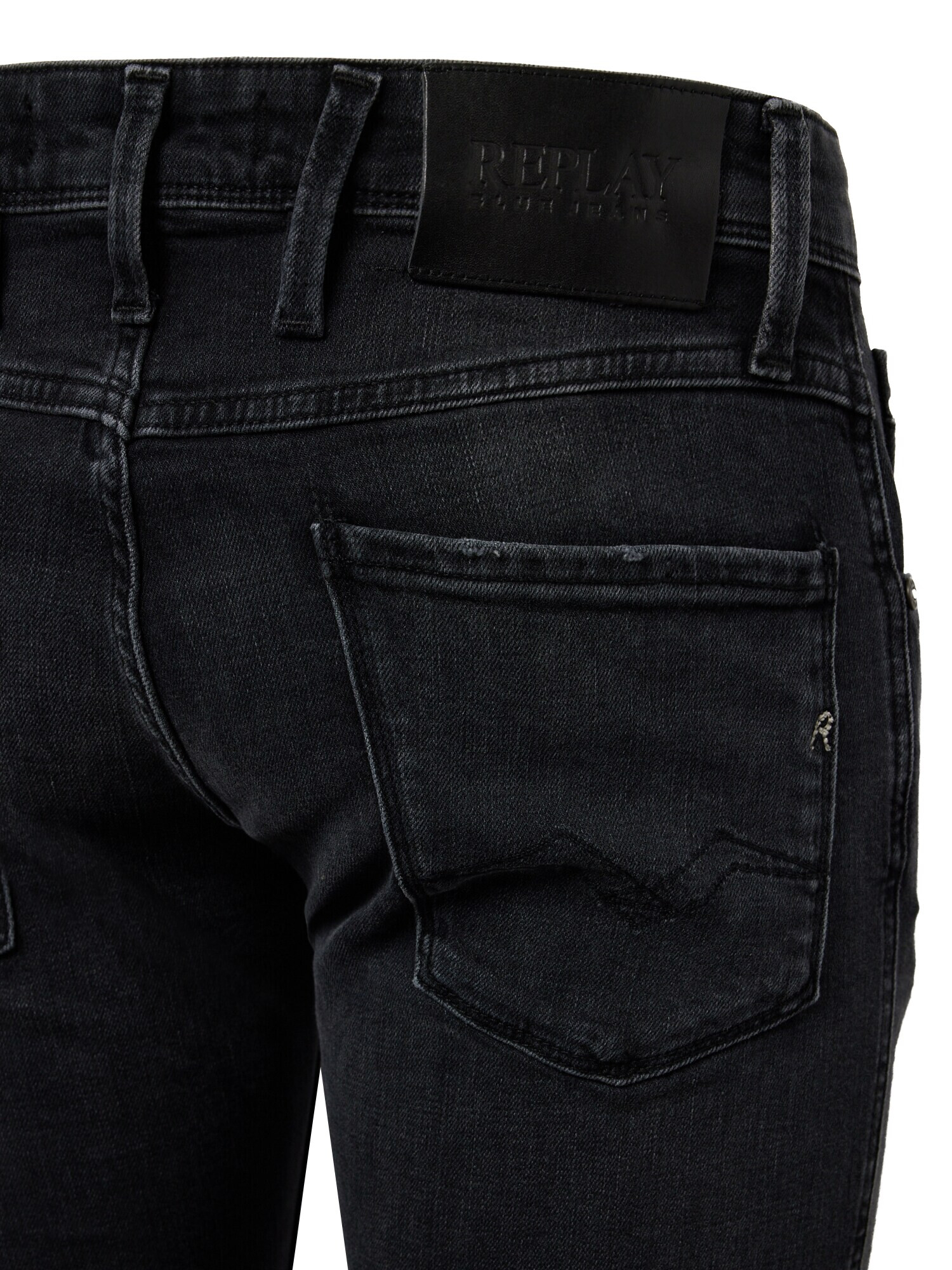 REPLAY Jeans negru denim - Pled.ro