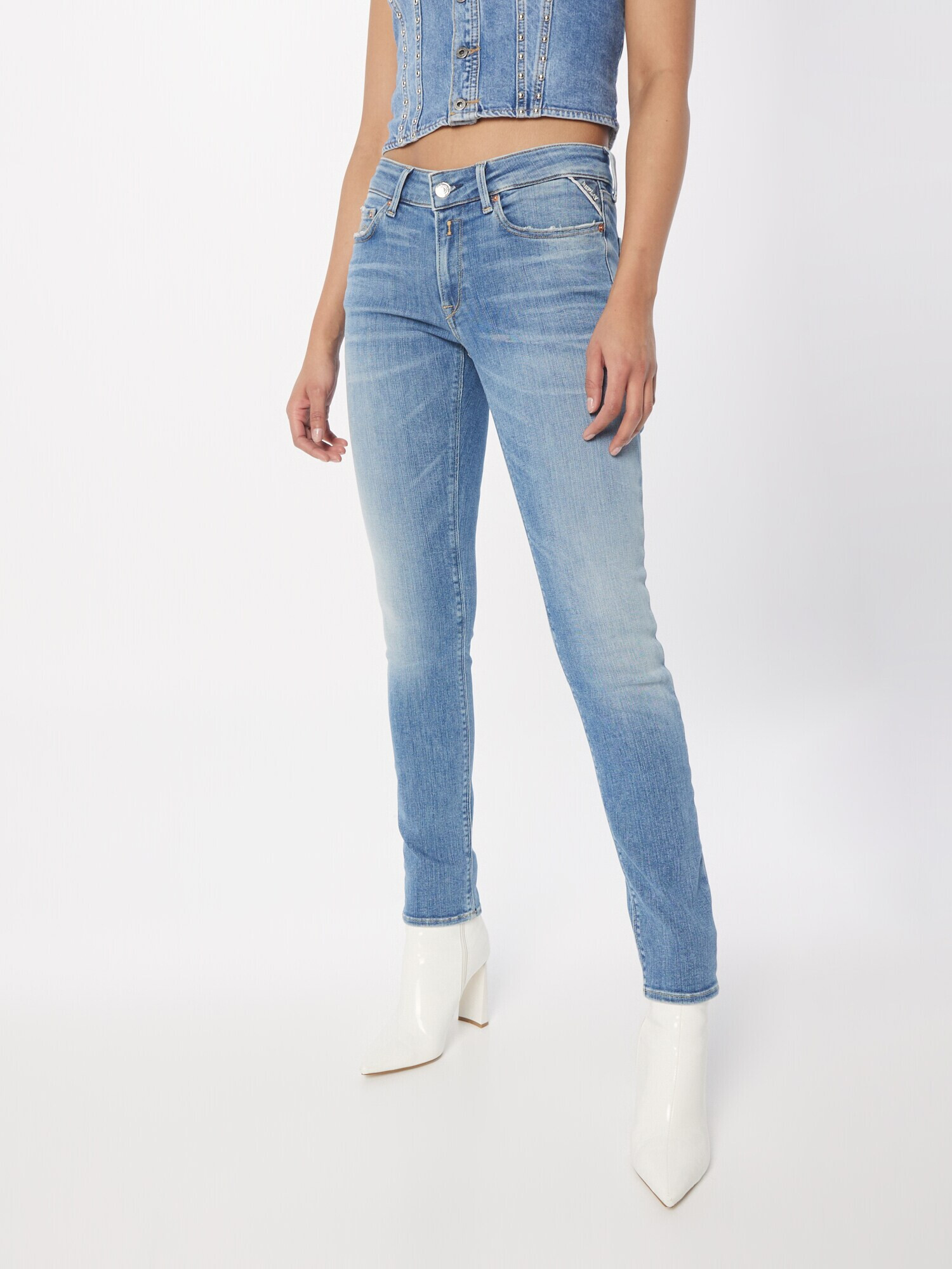 REPLAY Jeans 'New Luz' albastru denim - Pled.ro