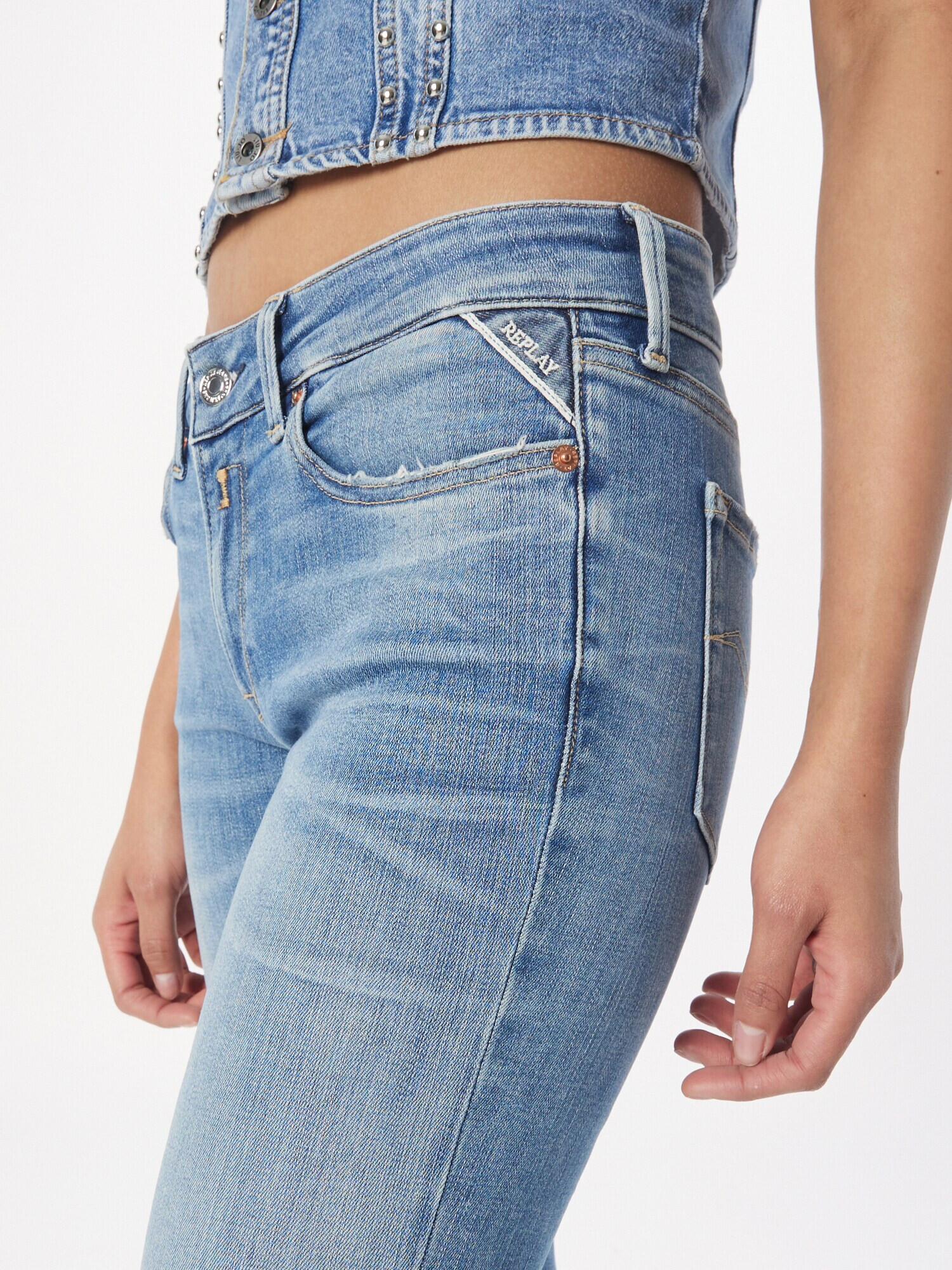 REPLAY Jeans 'New Luz' albastru denim - Pled.ro