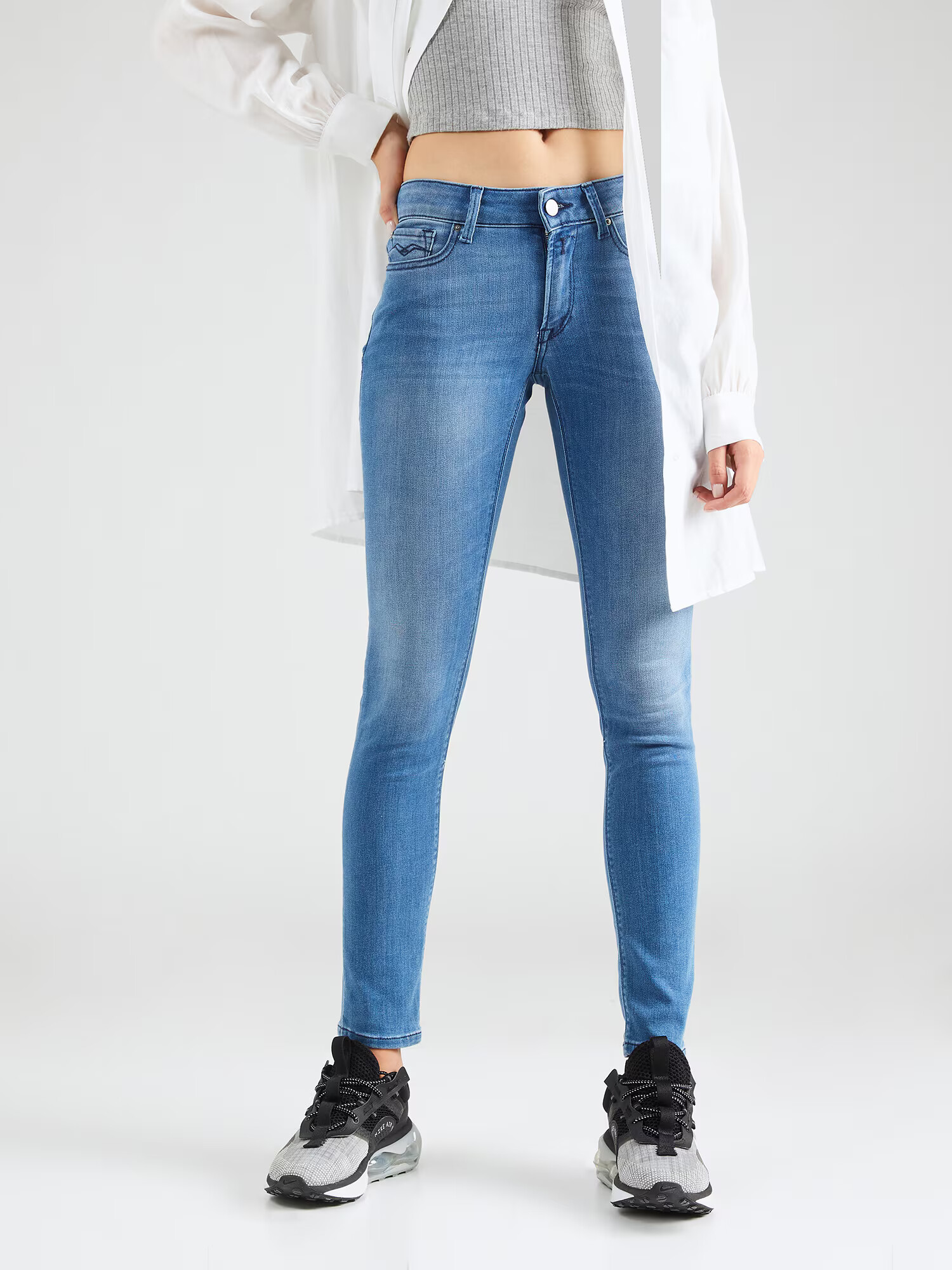 REPLAY Jeans 'NEW LUZ' albastru denim - Pled.ro