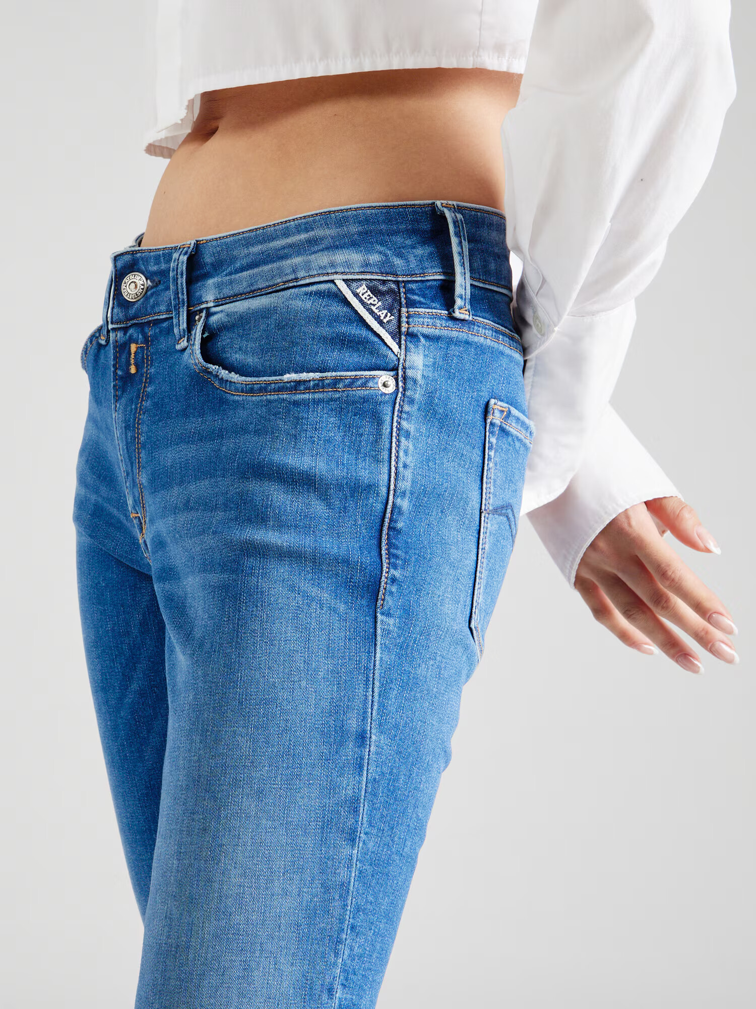 REPLAY Jeans 'New Luz' albastru denim - Pled.ro