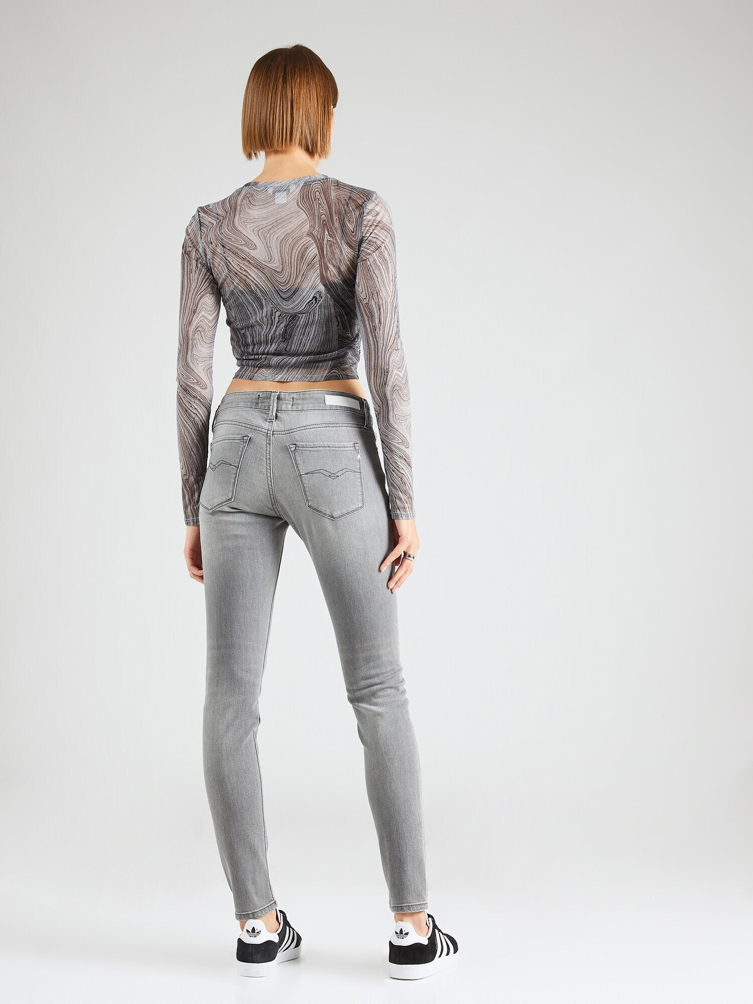 REPLAY Jeans 'NEW LUZ' gri - Pled.ro