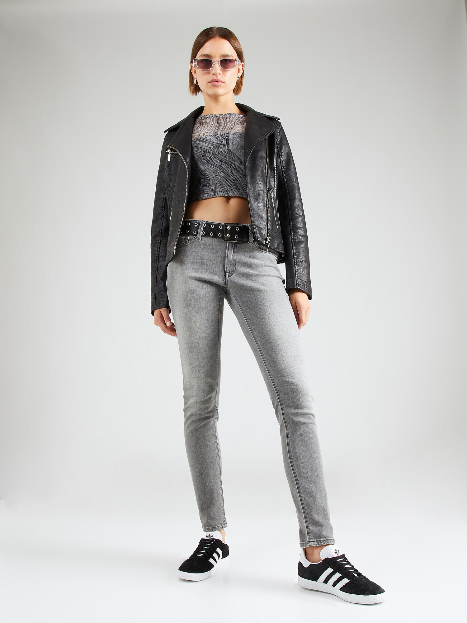 REPLAY Jeans 'NEW LUZ' gri - Pled.ro