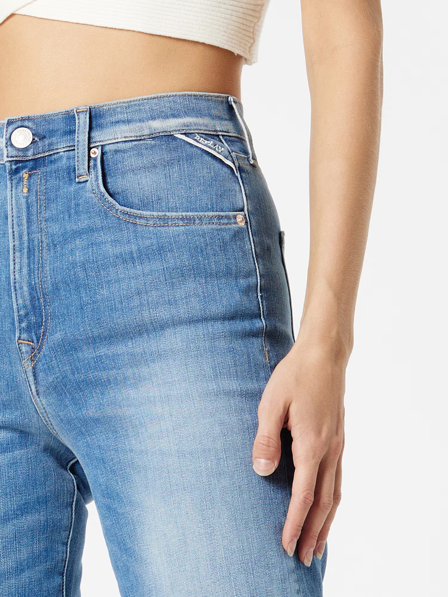 REPLAY Jeans 'Reyne' albastru denim - Pled.ro