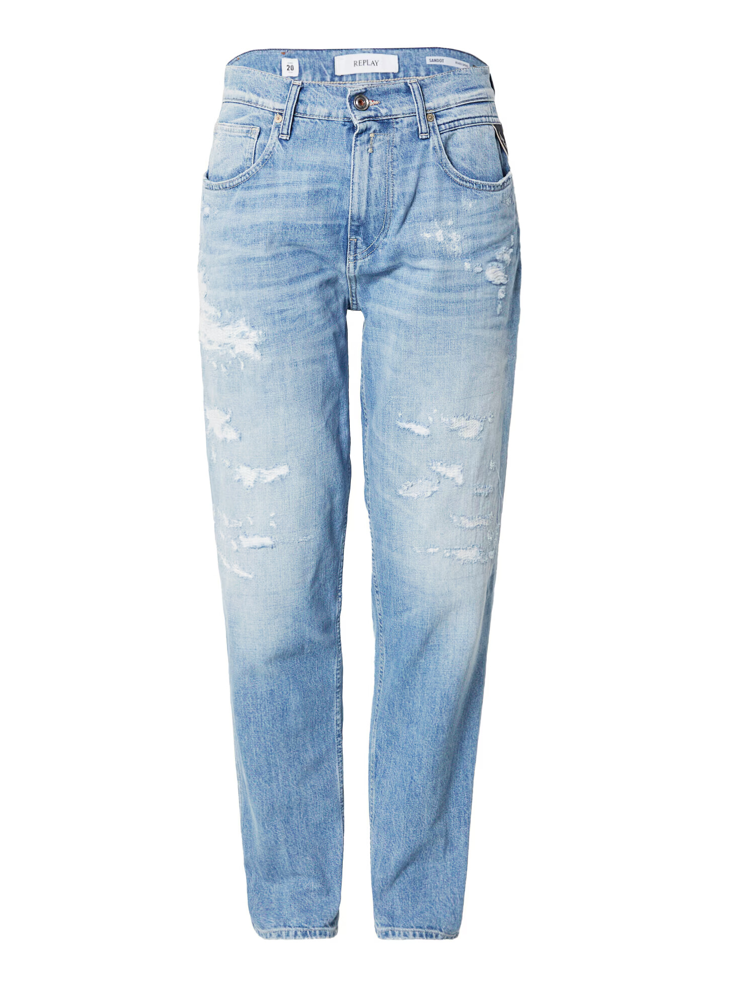 REPLAY Jeans 'SANDOT' albastru deschis - Pled.ro