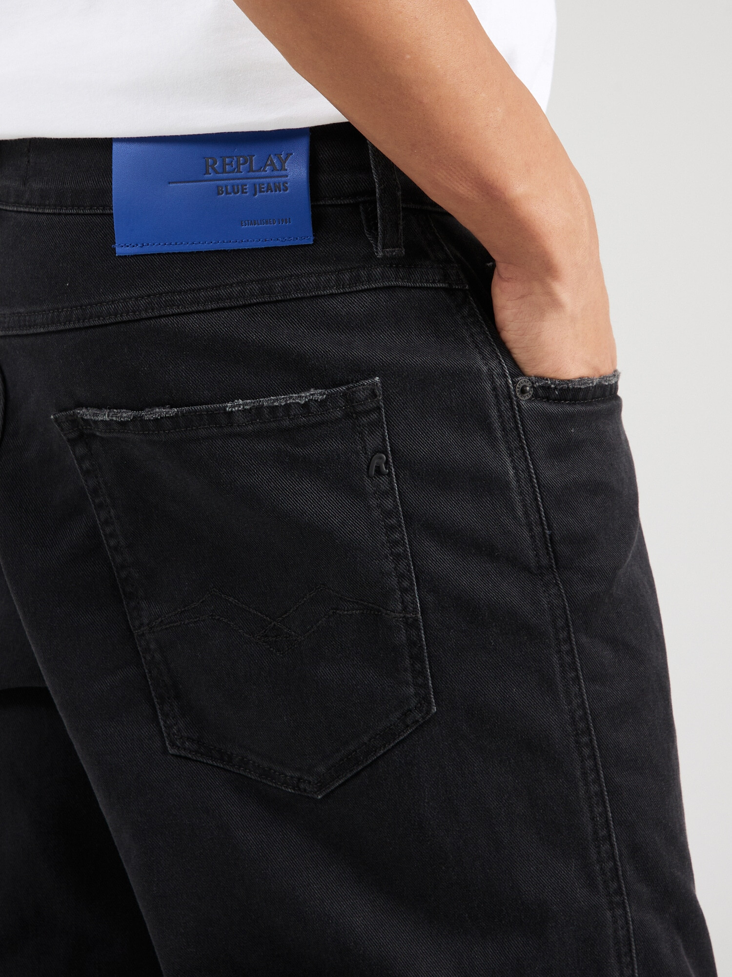 REPLAY Jeans 'SANDOT' albastru regal / negru - Pled.ro