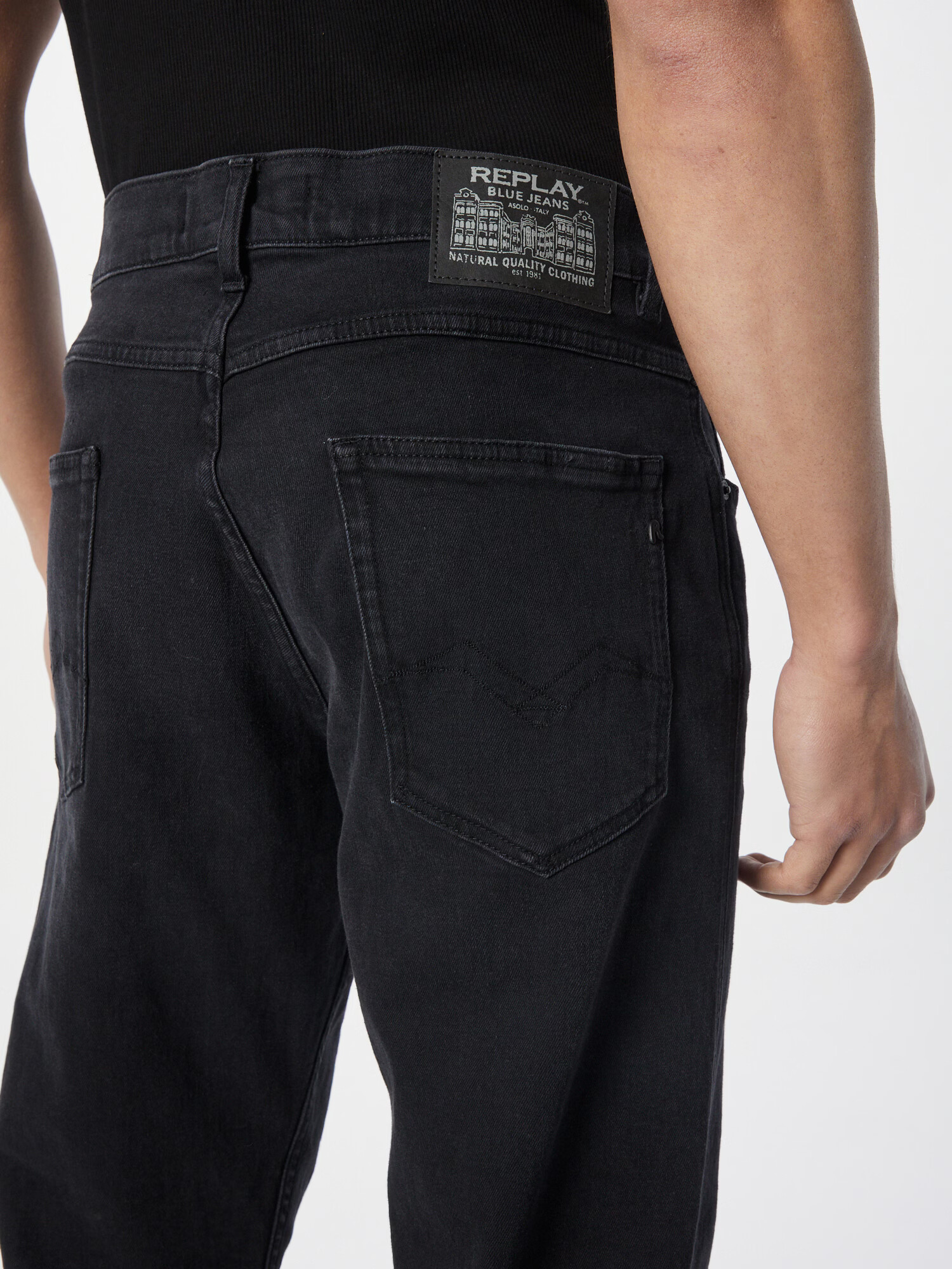 REPLAY Jeans 'SANDOT' negru - Pled.ro