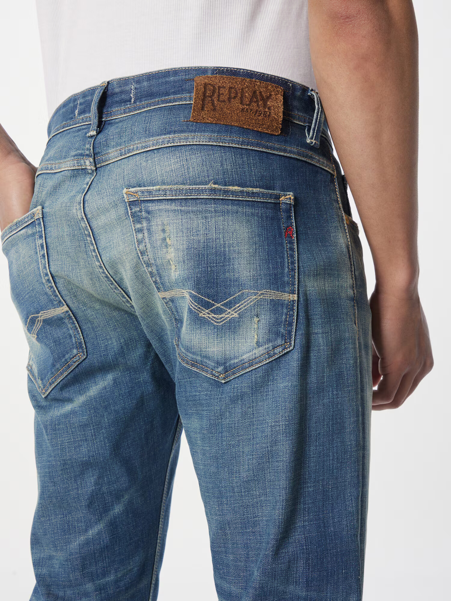 REPLAY Jeans 'WILLBI' albastru denim - Pled.ro