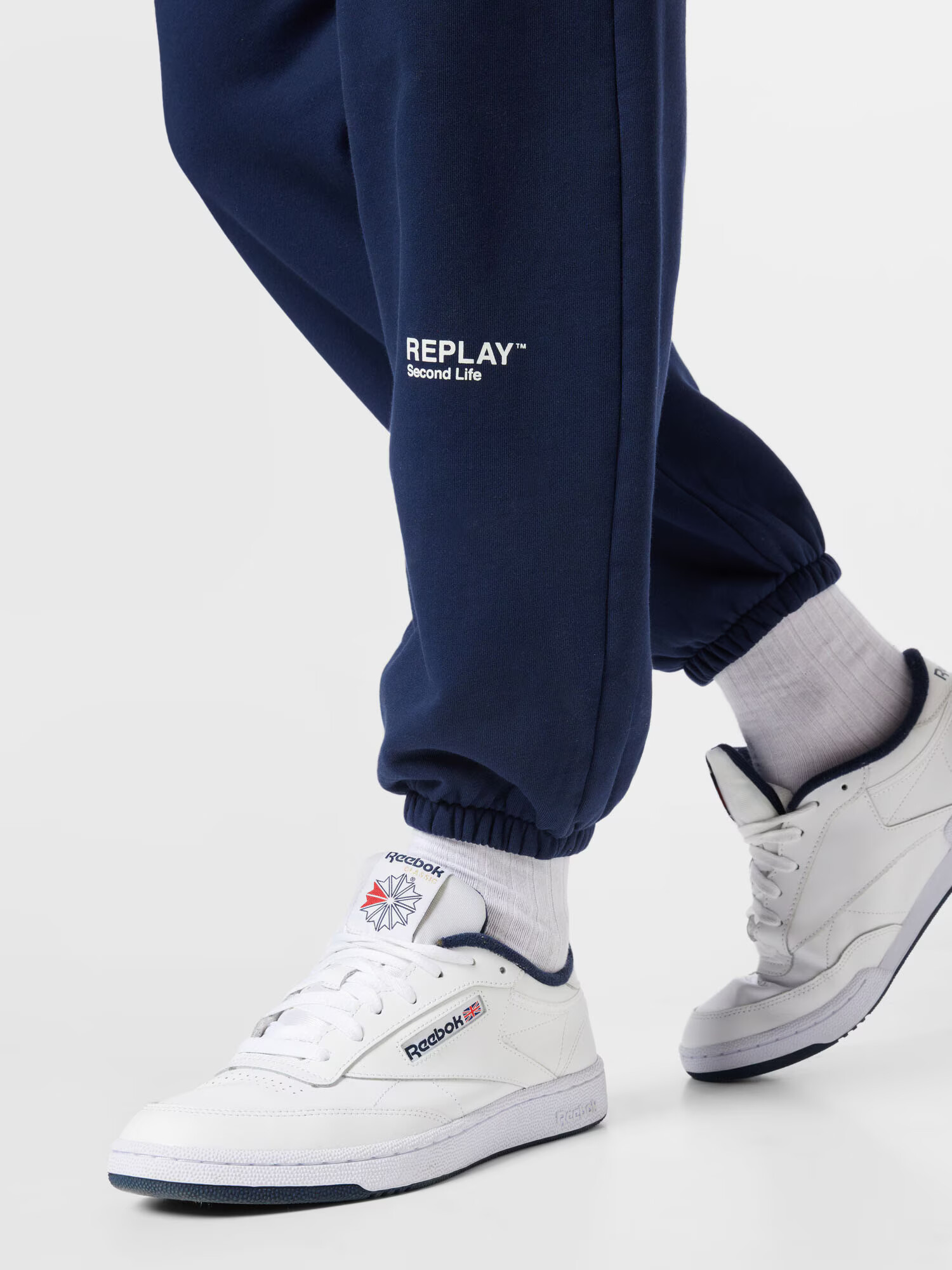 REPLAY Pantaloni bleumarin - Pled.ro