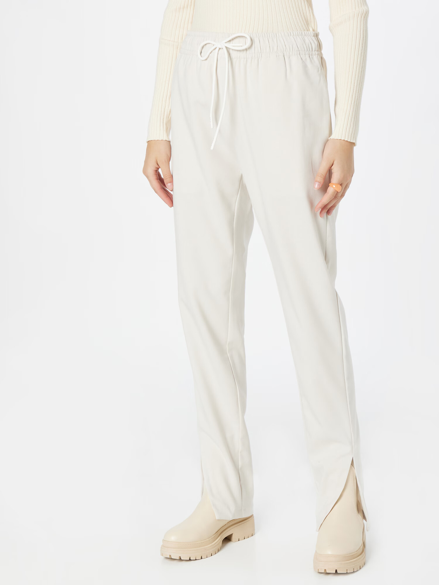 REPLAY Pantaloni galben pastel - Pled.ro