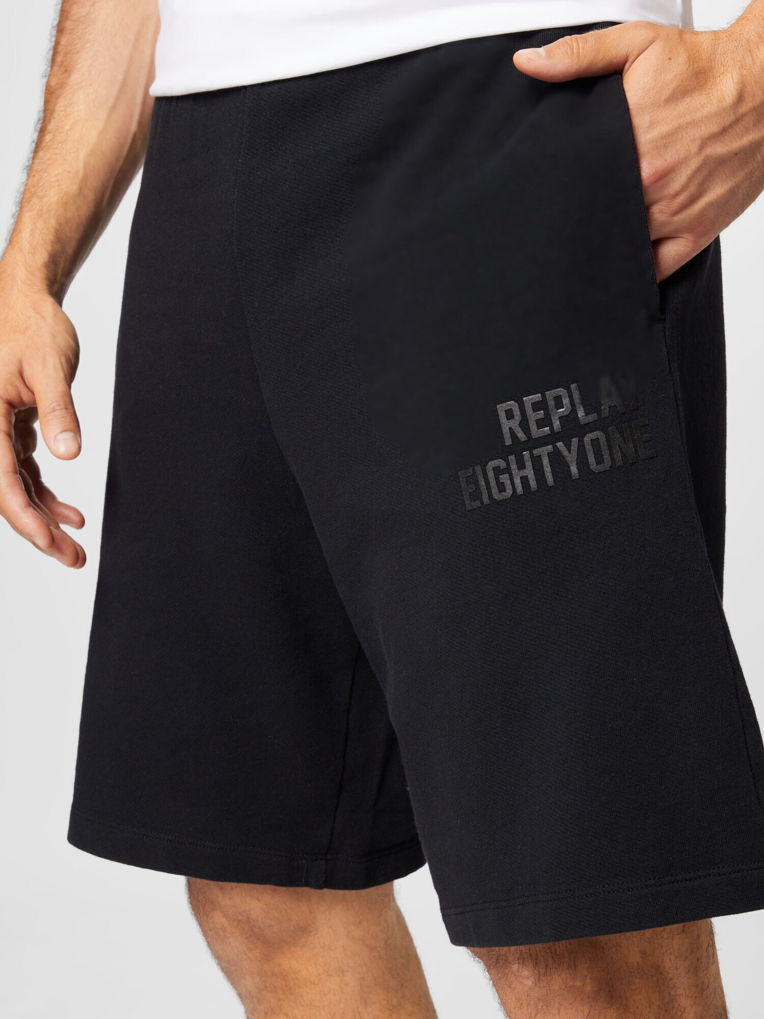 REPLAY Pantaloni negru - Pled.ro