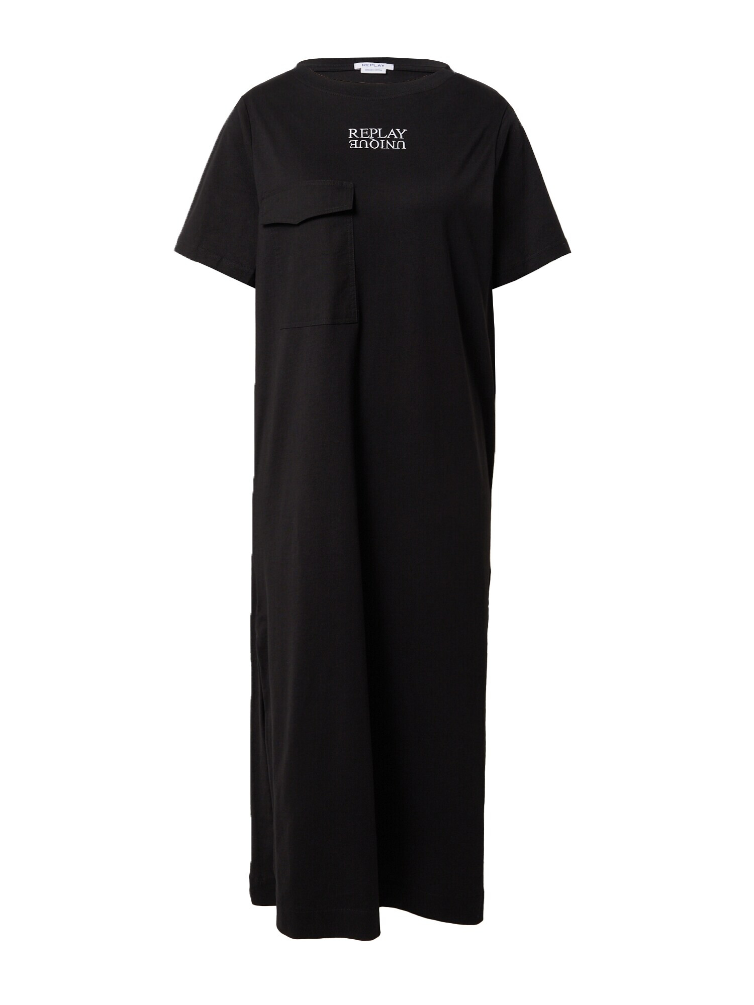 REPLAY Rochie negru / alb - Pled.ro