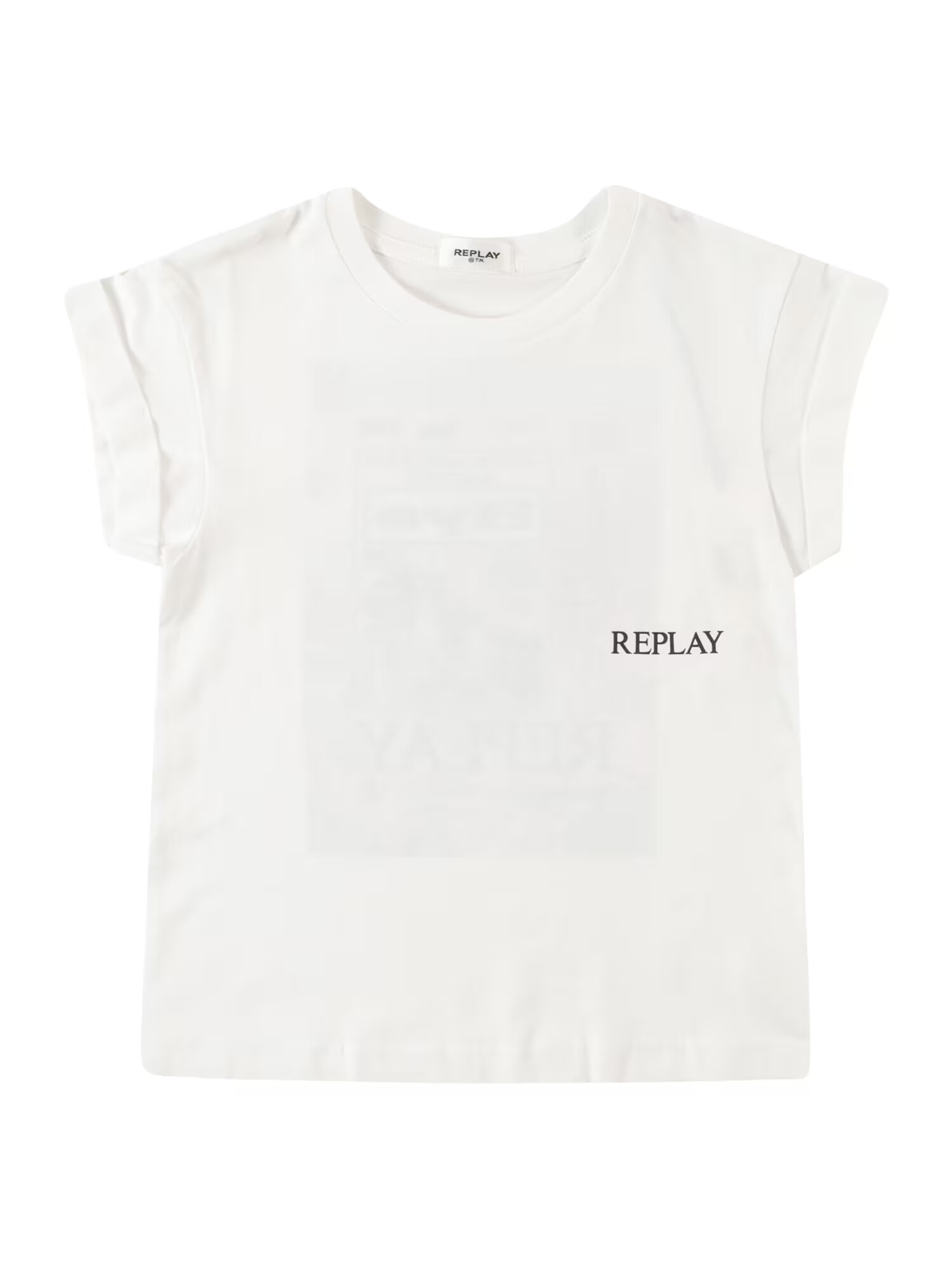 REPLAY & SONS Tricou verde / lila / negru / alb - Pled.ro