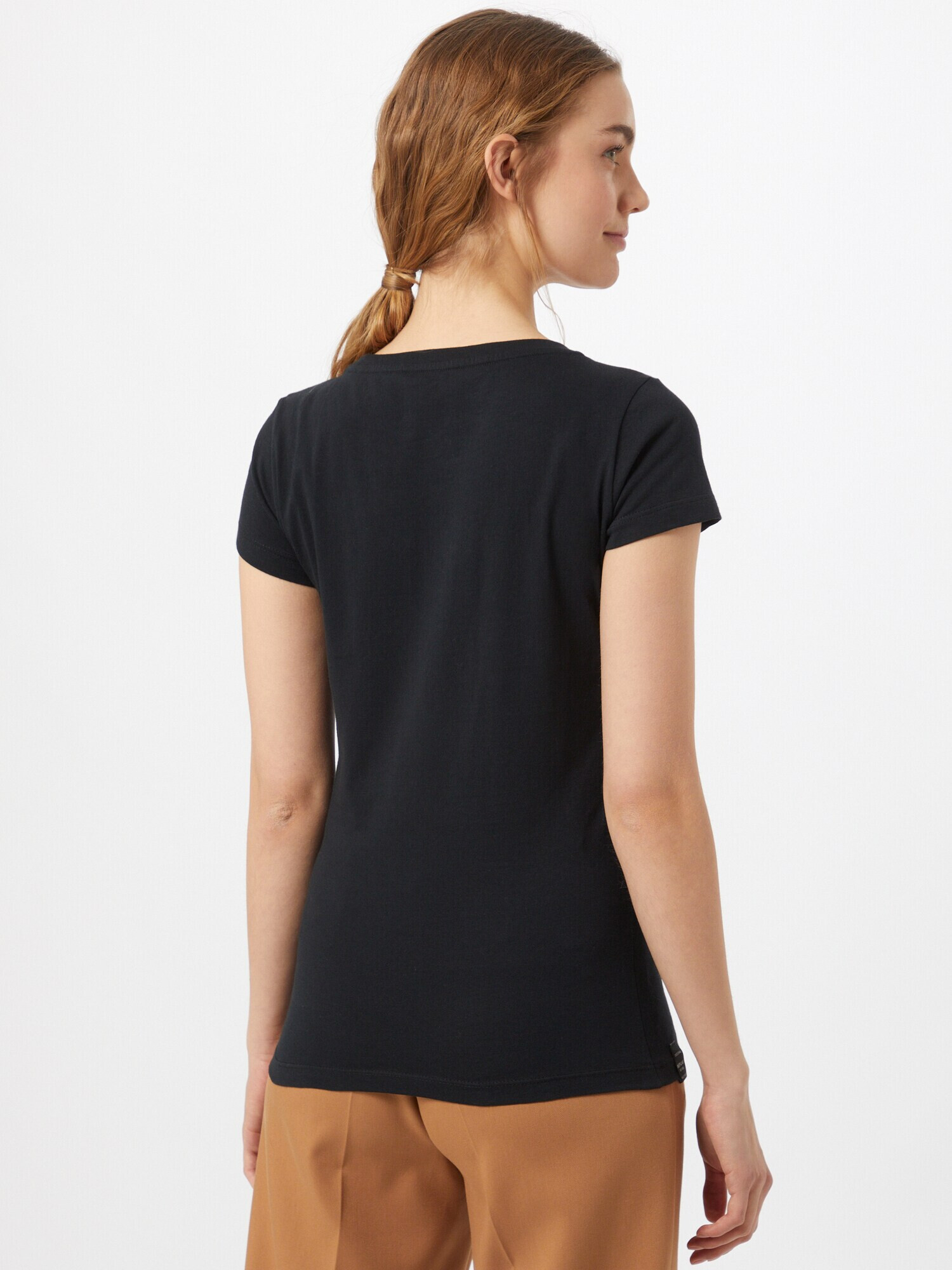 REPLAY Tricou bej / negru - Pled.ro