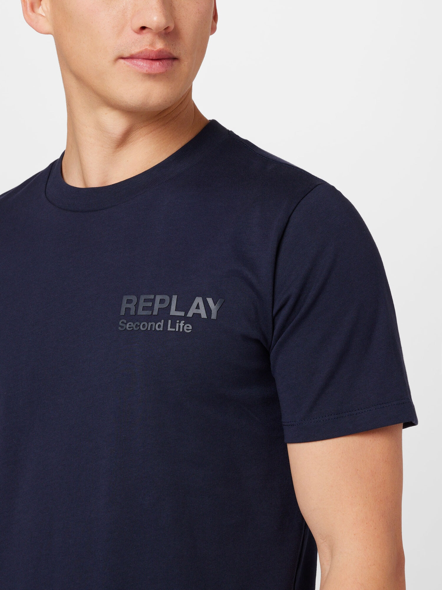 REPLAY Tricou bleumarin - Pled.ro