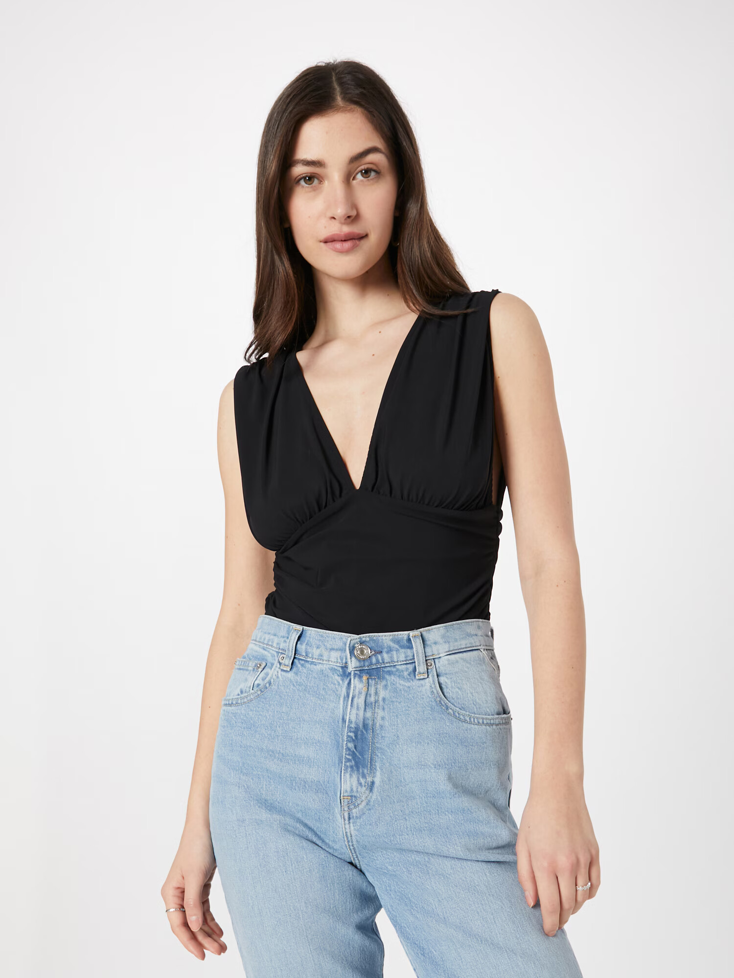 REPLAY Tricou body negru - Pled.ro