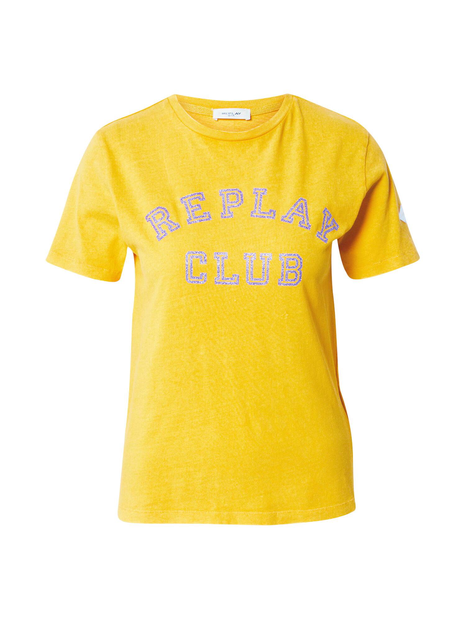 REPLAY Tricou galben / lila - Pled.ro