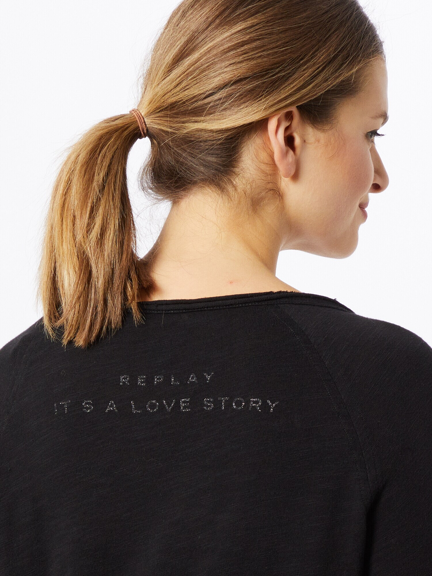 REPLAY Tricou negru - Pled.ro