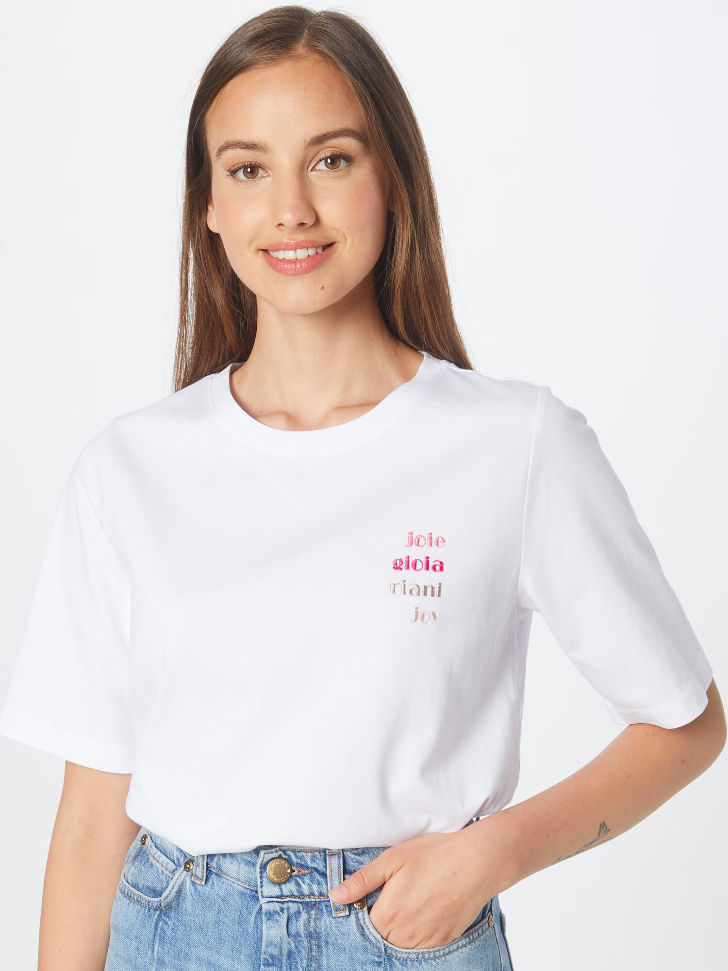 Riani Tricou roz / rosé / alb - Pled.ro