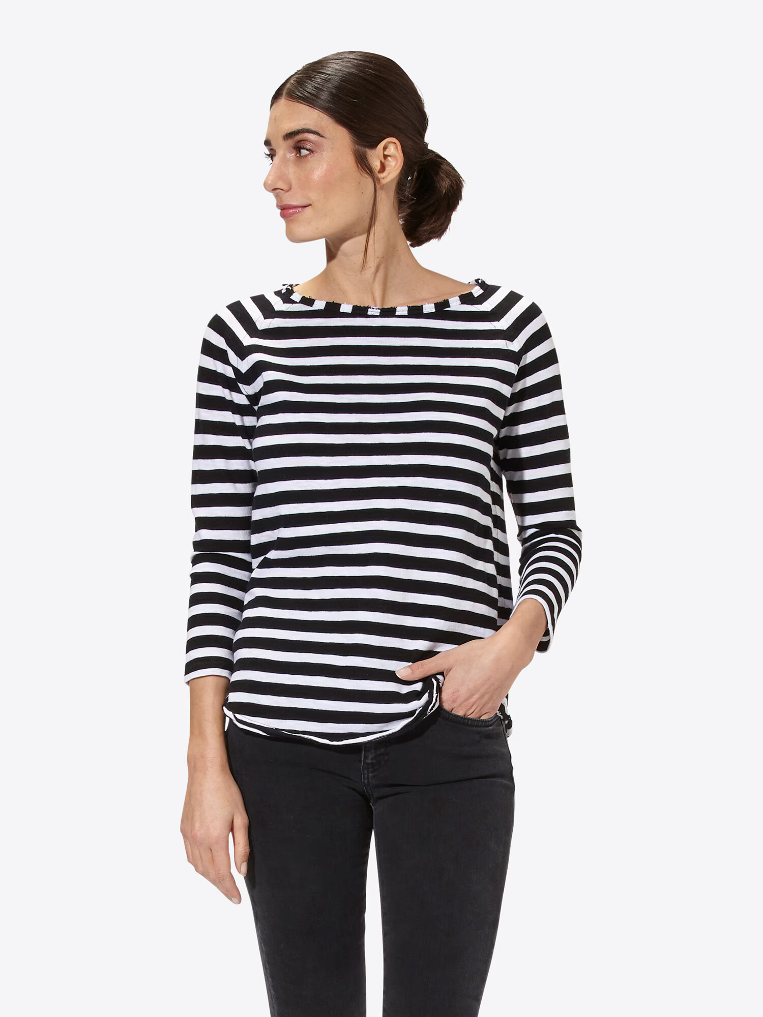 Rich & Royal Tricou negru / alb - Pled.ro