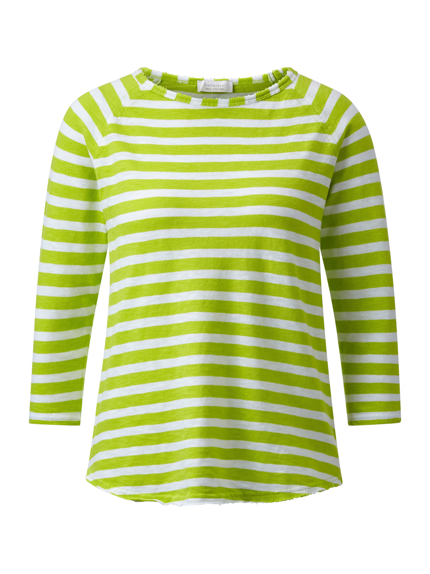 Rich & Royal Tricou verde măr / alb - Pled.ro