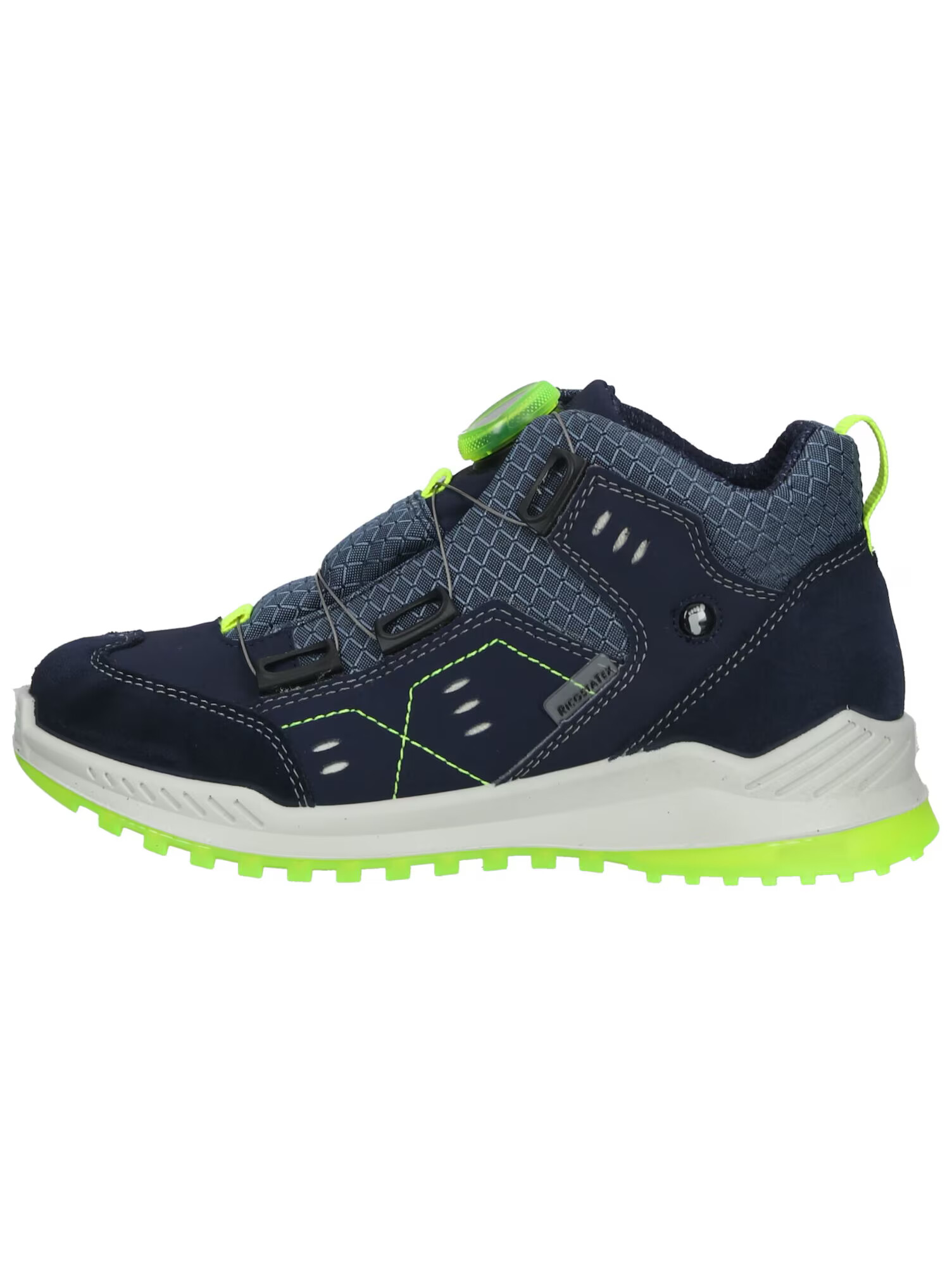 RICOSTA Sneaker albastru fumuriu / albastru închis / verde neon - Pled.ro