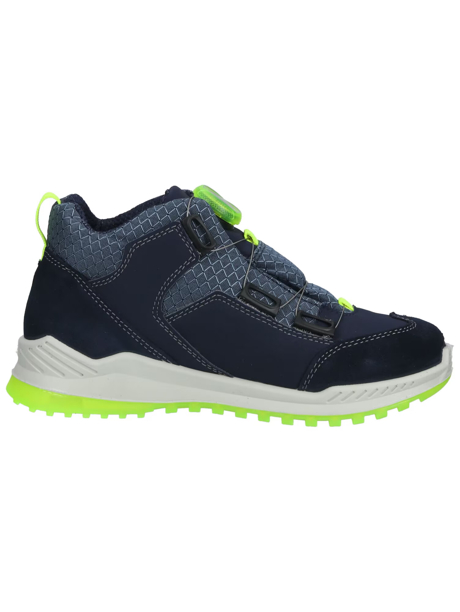 RICOSTA Sneaker albastru fumuriu / albastru închis / verde neon - Pled.ro