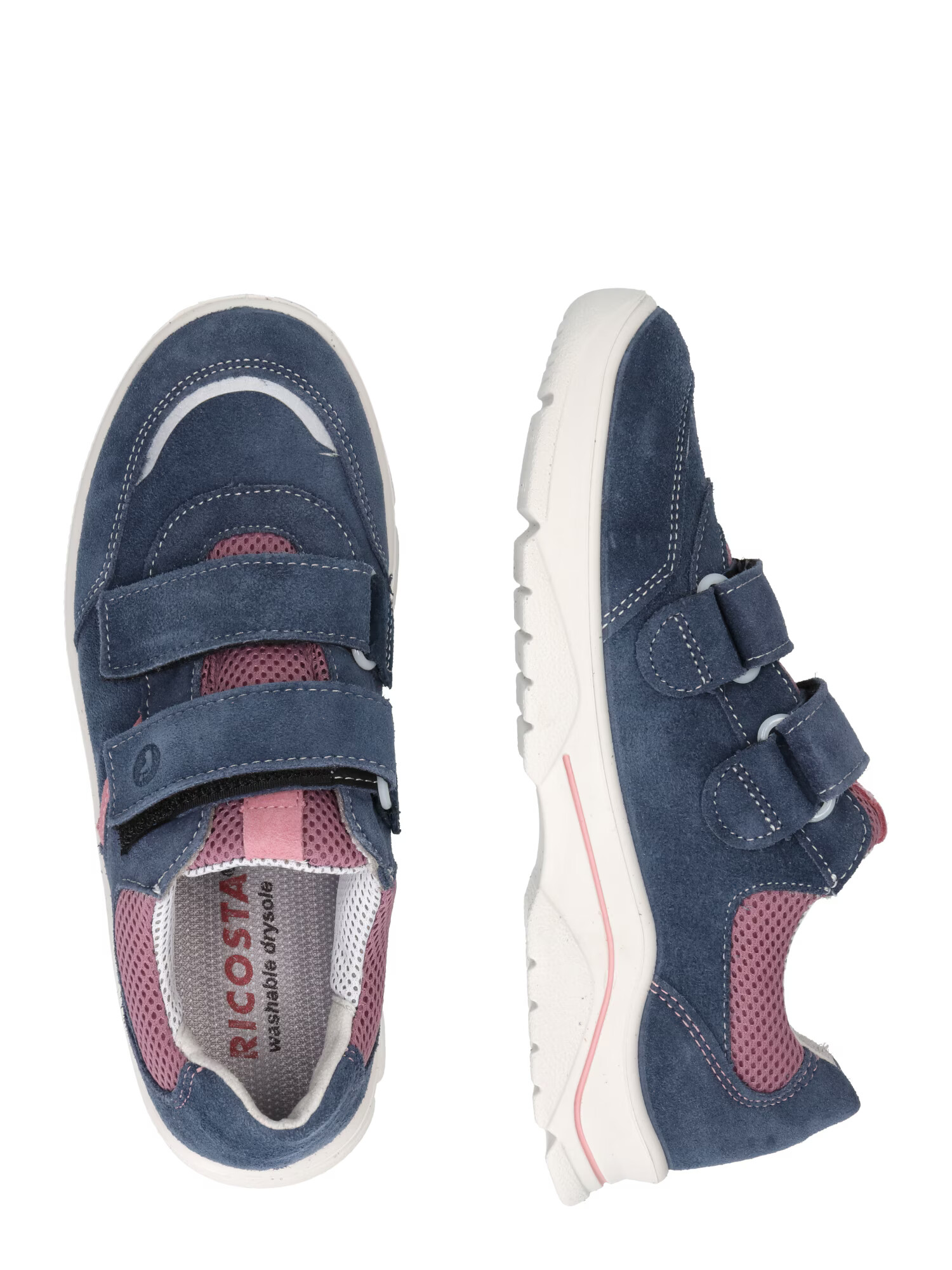 RICOSTA Sneaker 'DORA' bleumarin / roz pal - Pled.ro