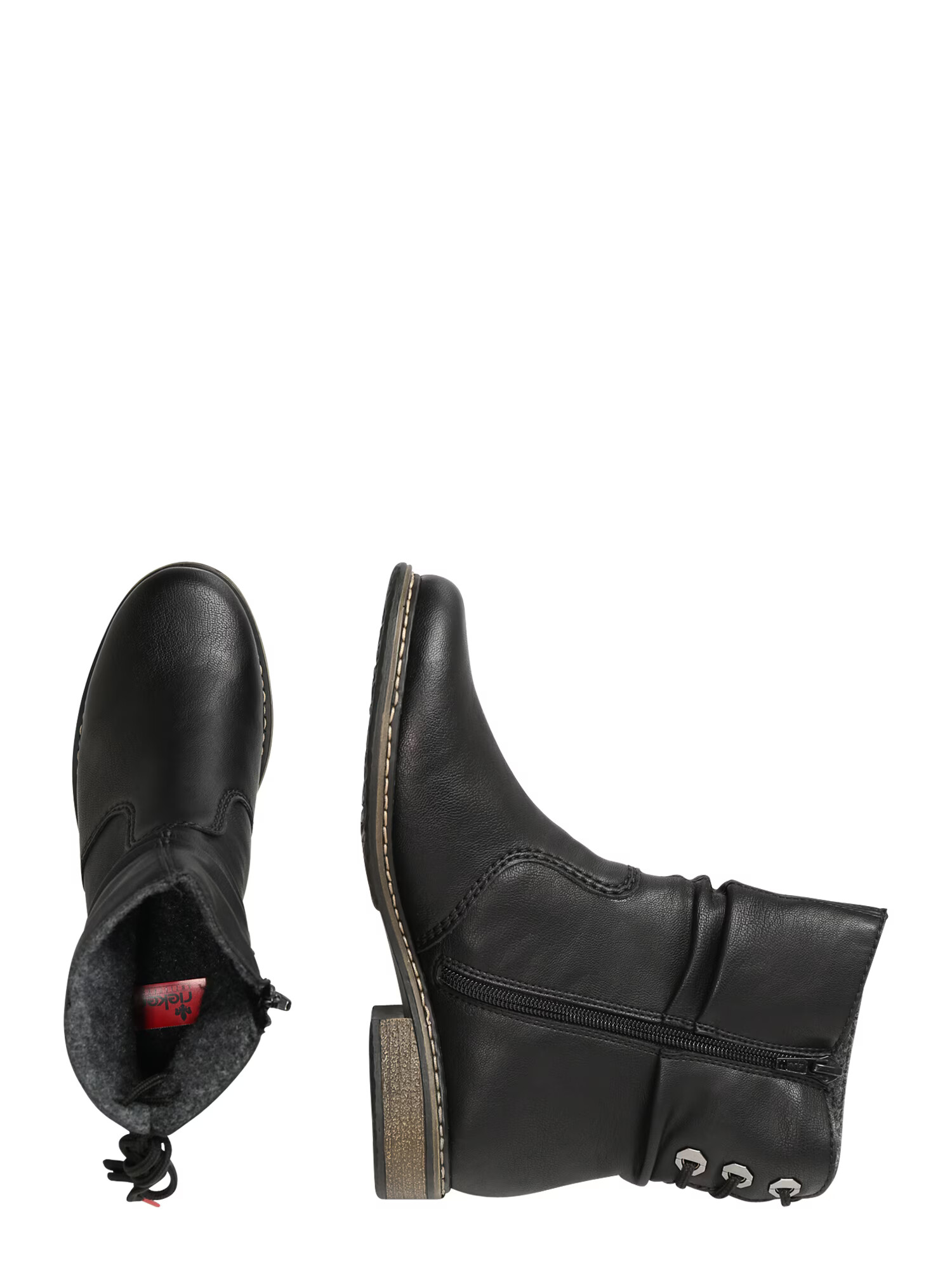 Rieker Botine negru - Pled.ro