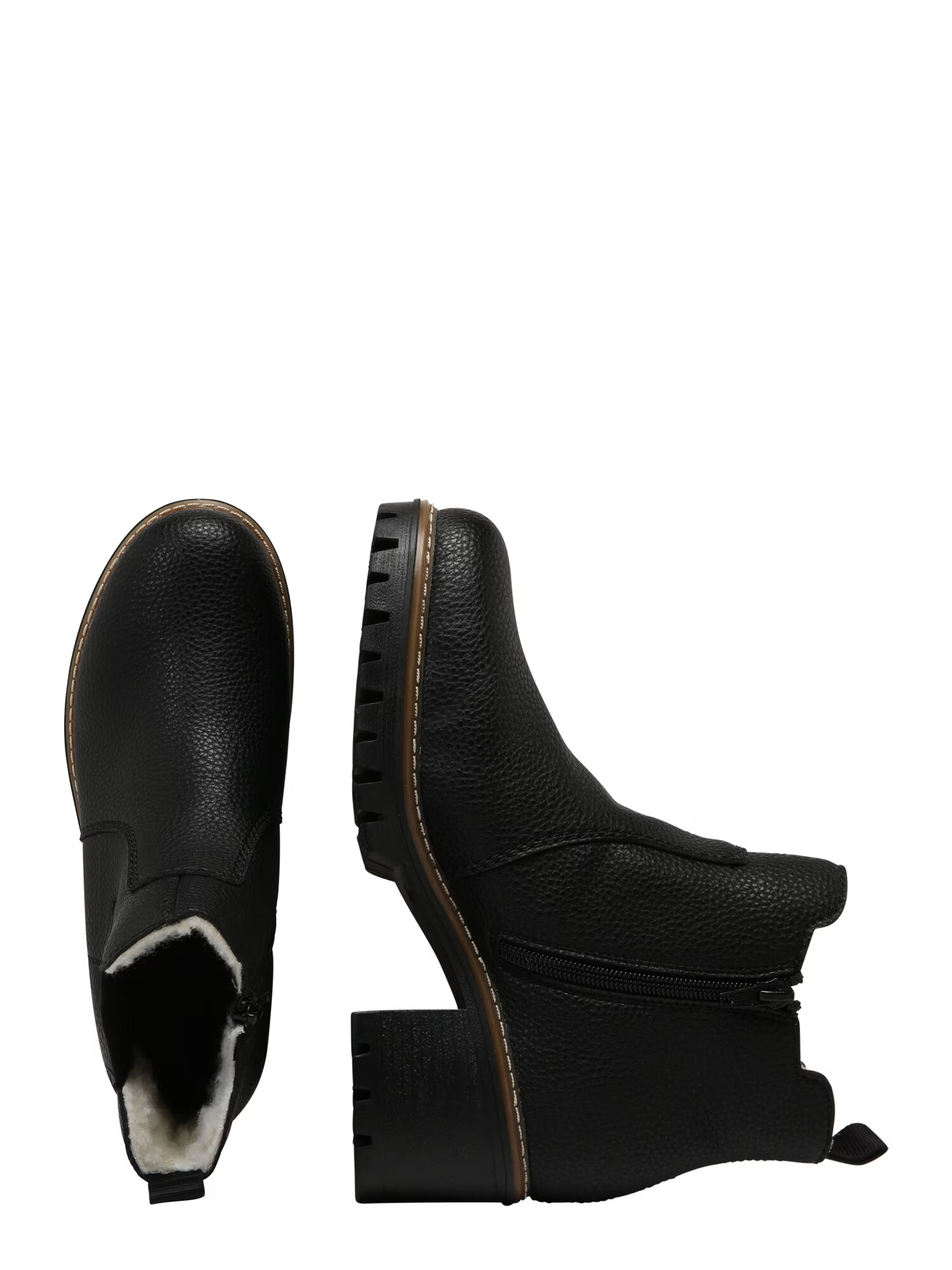 Rieker Botine negru - Pled.ro