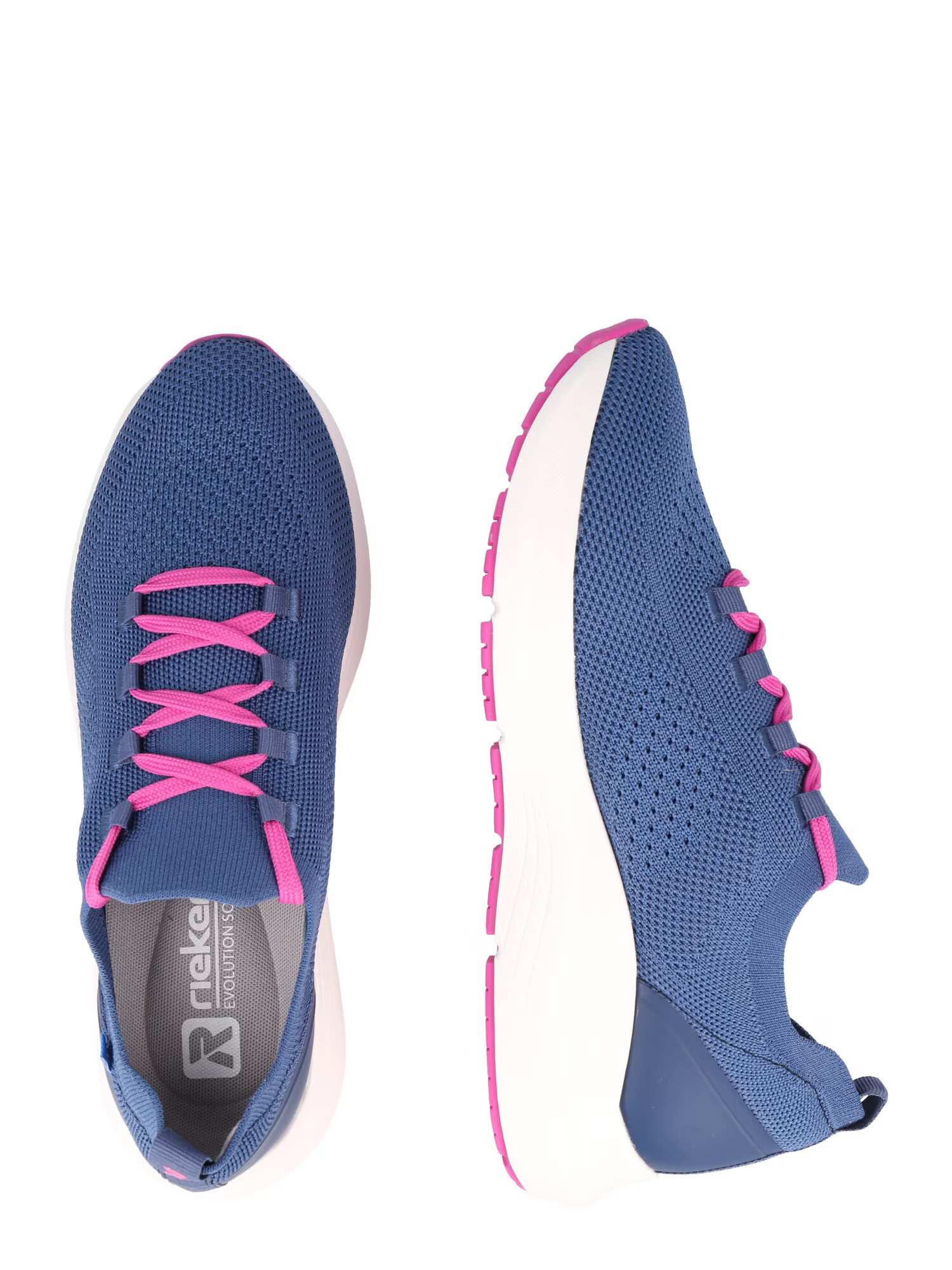 Rieker EVOLUTION Sneaker low albastru porumbel / albastru deschis / fucsia - Pled.ro