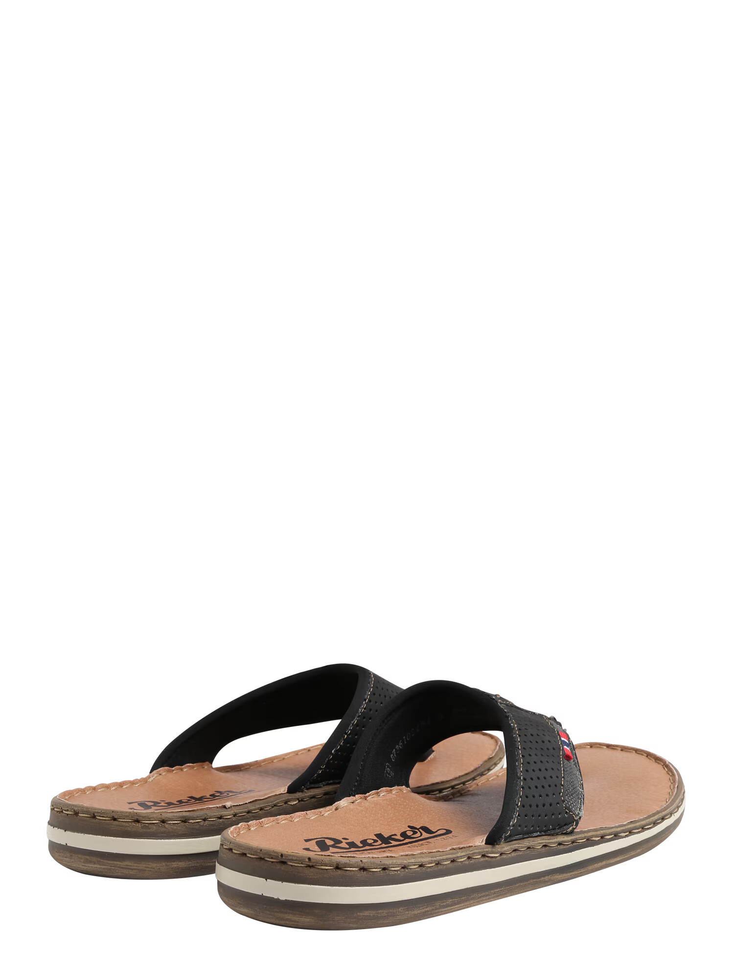 Rieker Flip-flops 'Comfy' negru - Pled.ro