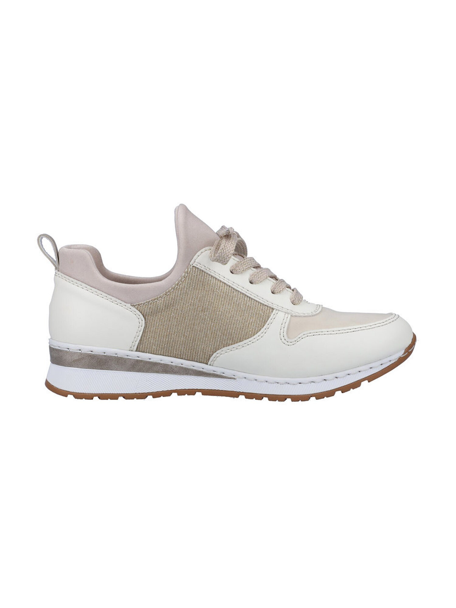 Rieker Sneaker low auriu / gri / rosé / alb murdar - Pled.ro