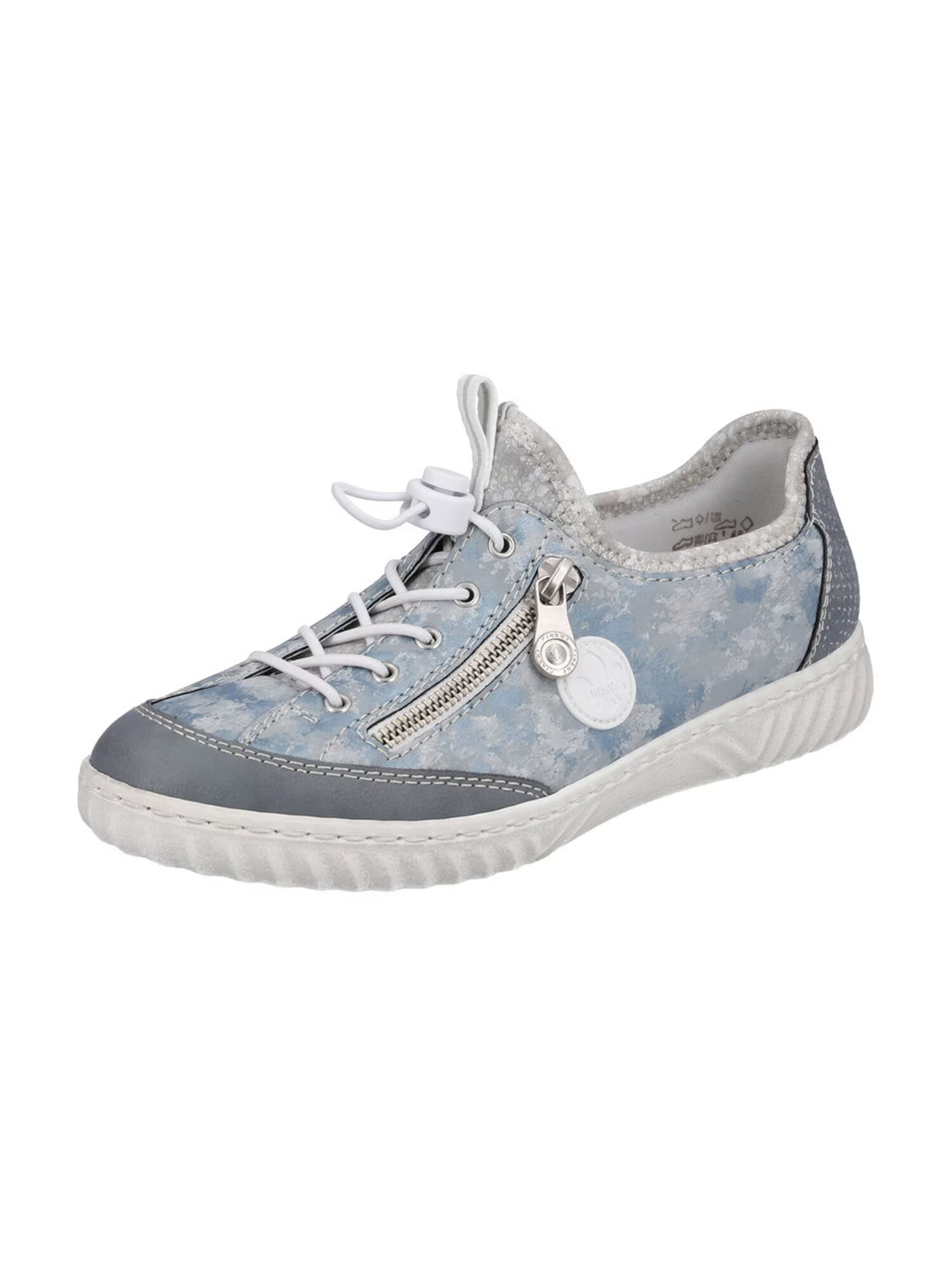 Rieker Sneaker low albastru fumuriu / azur / albastru porumbel / gri - Pled.ro