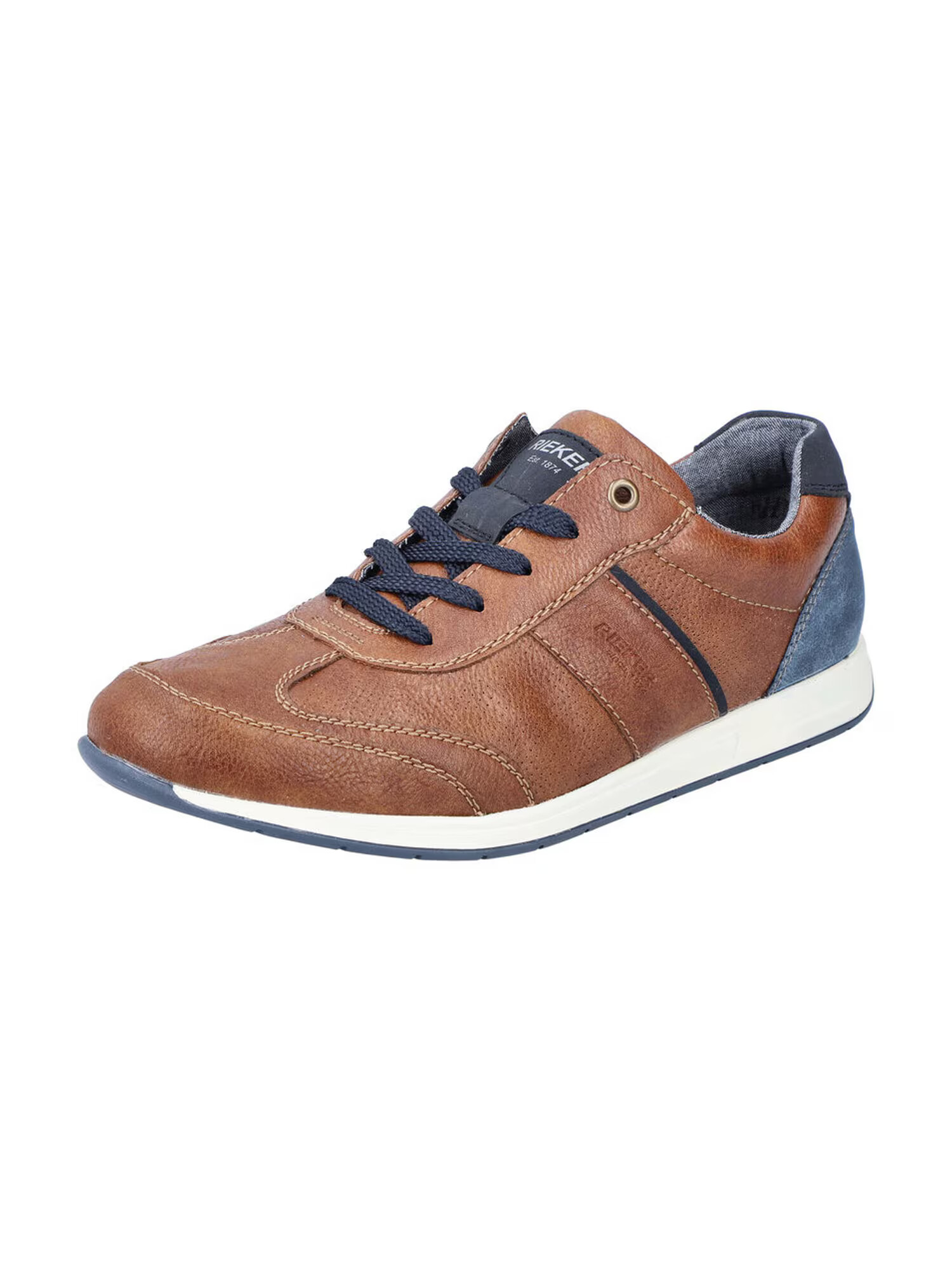 Rieker Sneaker low albastru noapte / albastru denim / maro caramel - Pled.ro